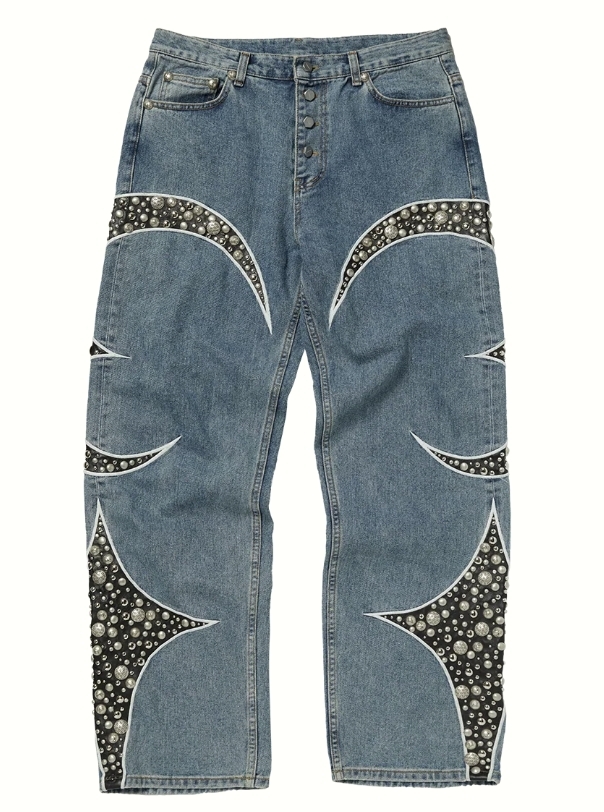 【Focus Store】現貨 Thug Club Iron Steel Focus Leather Denim Pants 牛仔褲 兩色