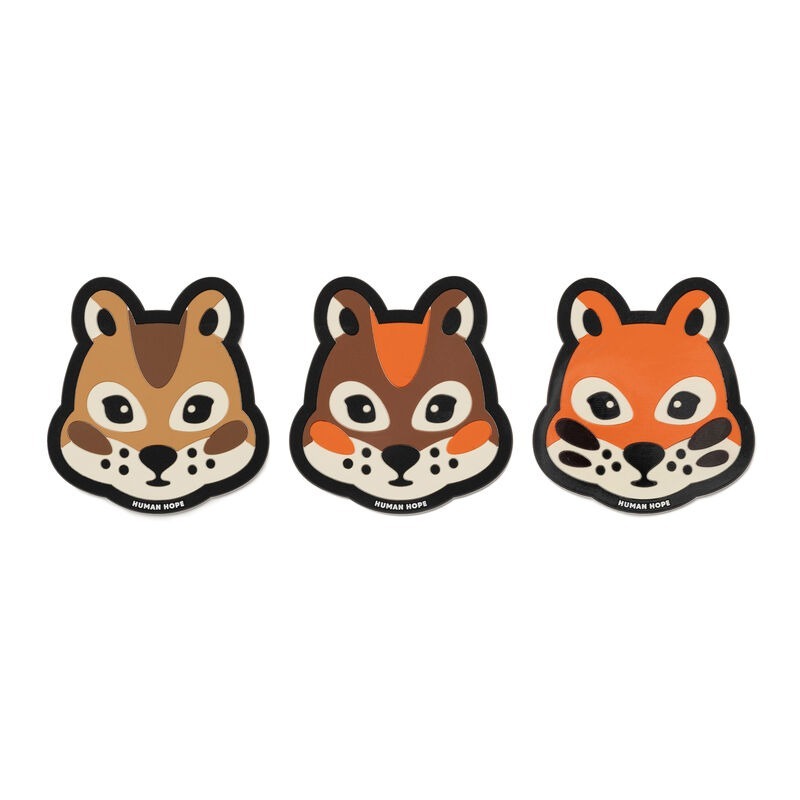 『即將到貨』2026AW HUMAN MADE HUMAN HOPE RUBBER COASTER BTS J-HOPE 松鼠 杯墊  XX31GD006