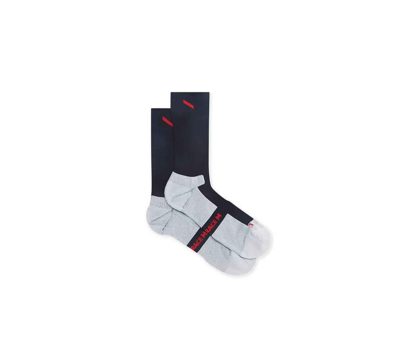 Soar Running｜Crew Race Sock "Navy/White"