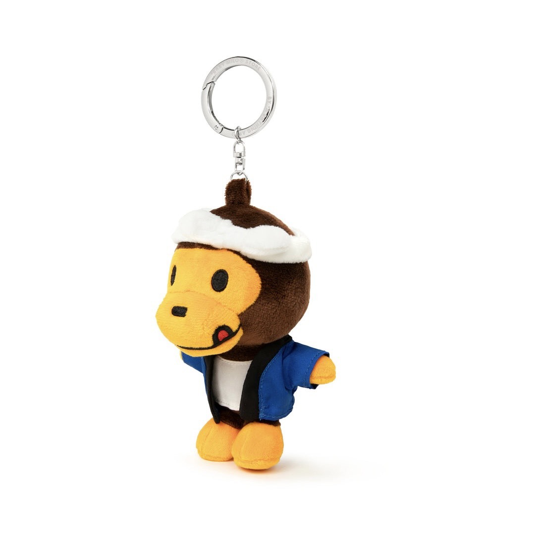 -(C014)-A BATHING APE BABY MILO RAMEN BOSS PLUSH DOLL KEYCHAIN 拉麵 師傅 鑰匙圈 -W4600XXR