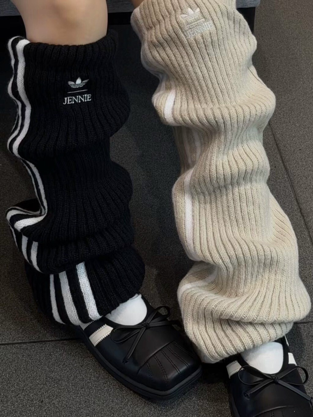 adidas Originals by JENNIE 限定聯名款 針織膝腿套