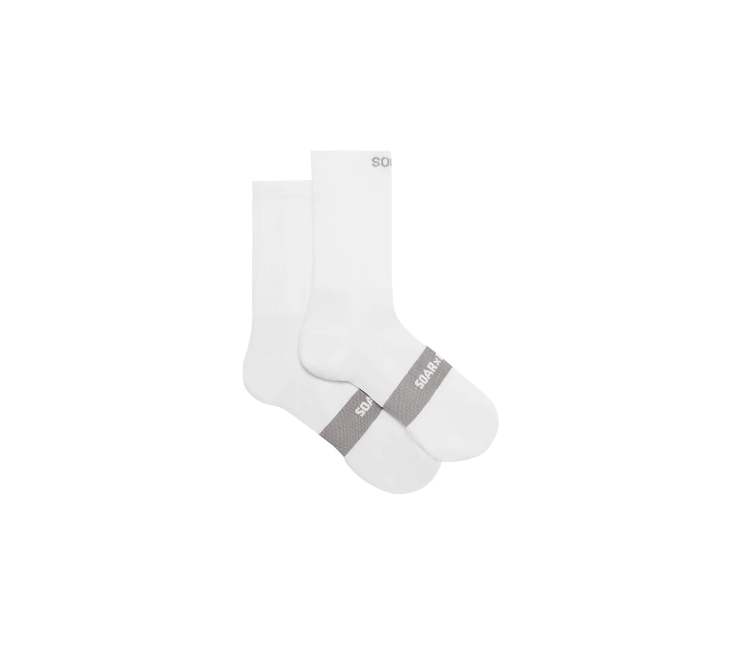 Soar Running｜Core Crew  Sock "White"