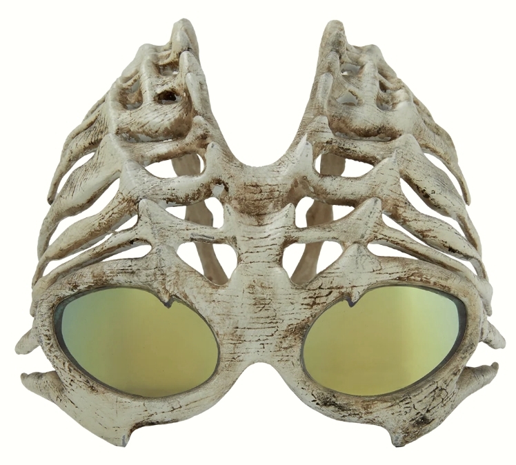 【Focus Store】現貨 Thug Club FW26 Bone Half Mask "White" 鏡片面具 白色