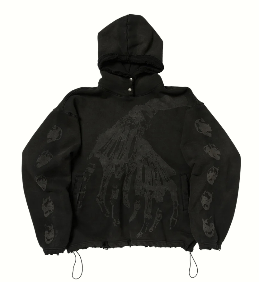 【Focus Store】現貨 Thug Club FW26 Bone Cross Hoodie "Black" 骨頭 連帽衛衣 黑色