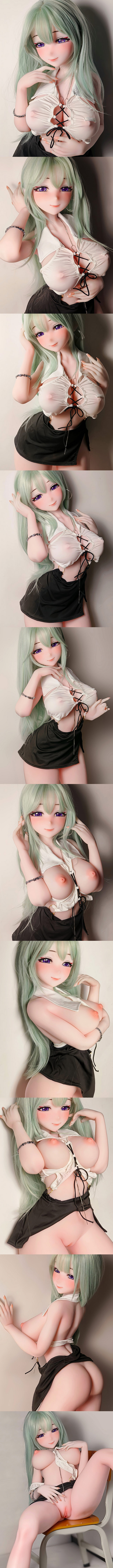 愛莎貝兒娃娃 望月利世 RAD-151CM-全矽膠 EBDOLL ACG CARTOON silicone sex doll