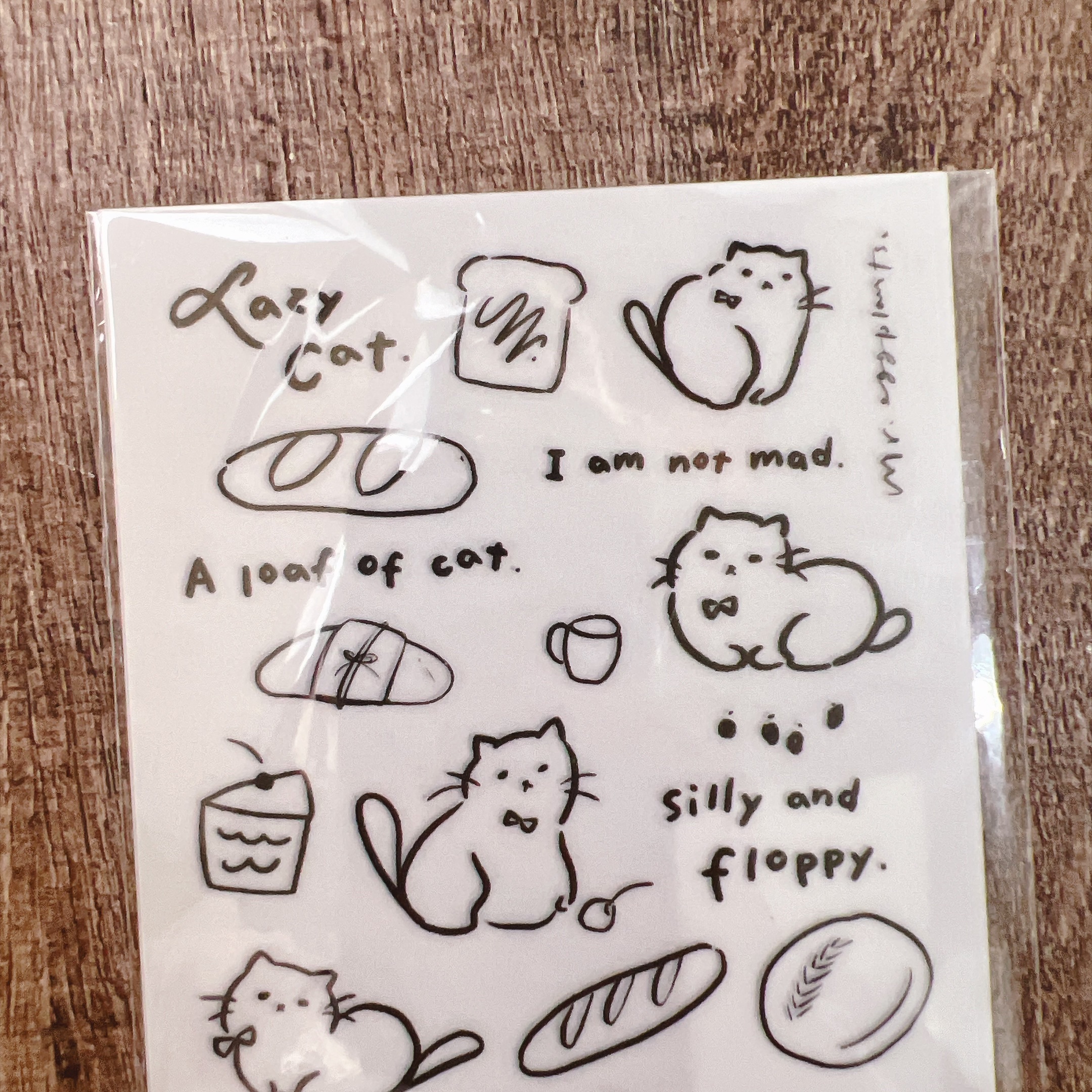 茄子先生｜喵喵包  轉印貼紙
