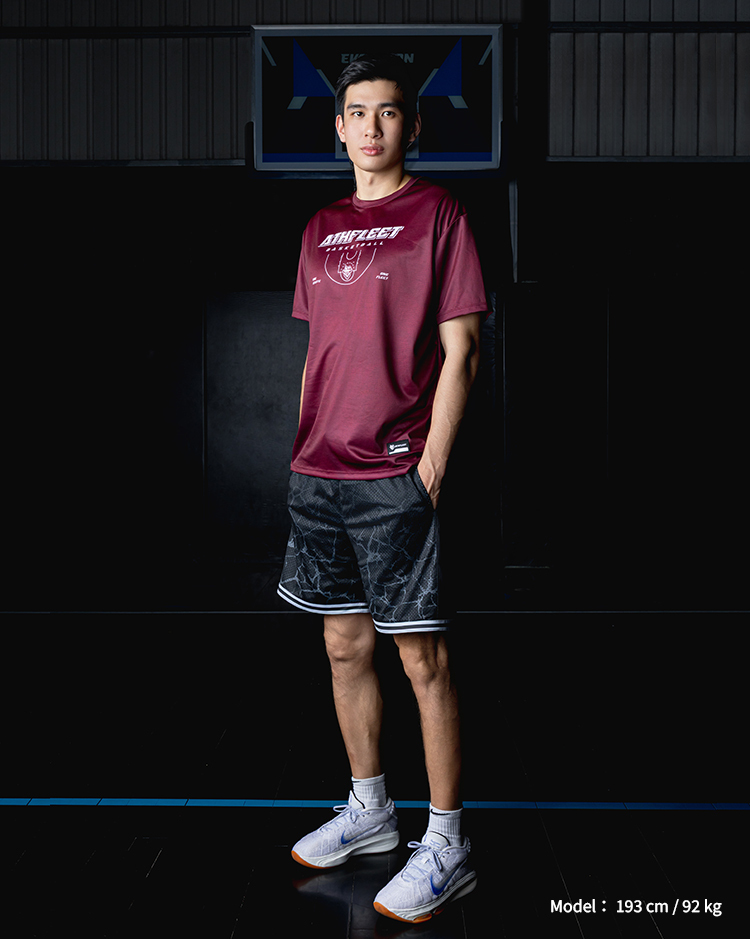 VOYAGE BSK Practice Tee / 啟航籃球熱身短袖 勳章紅