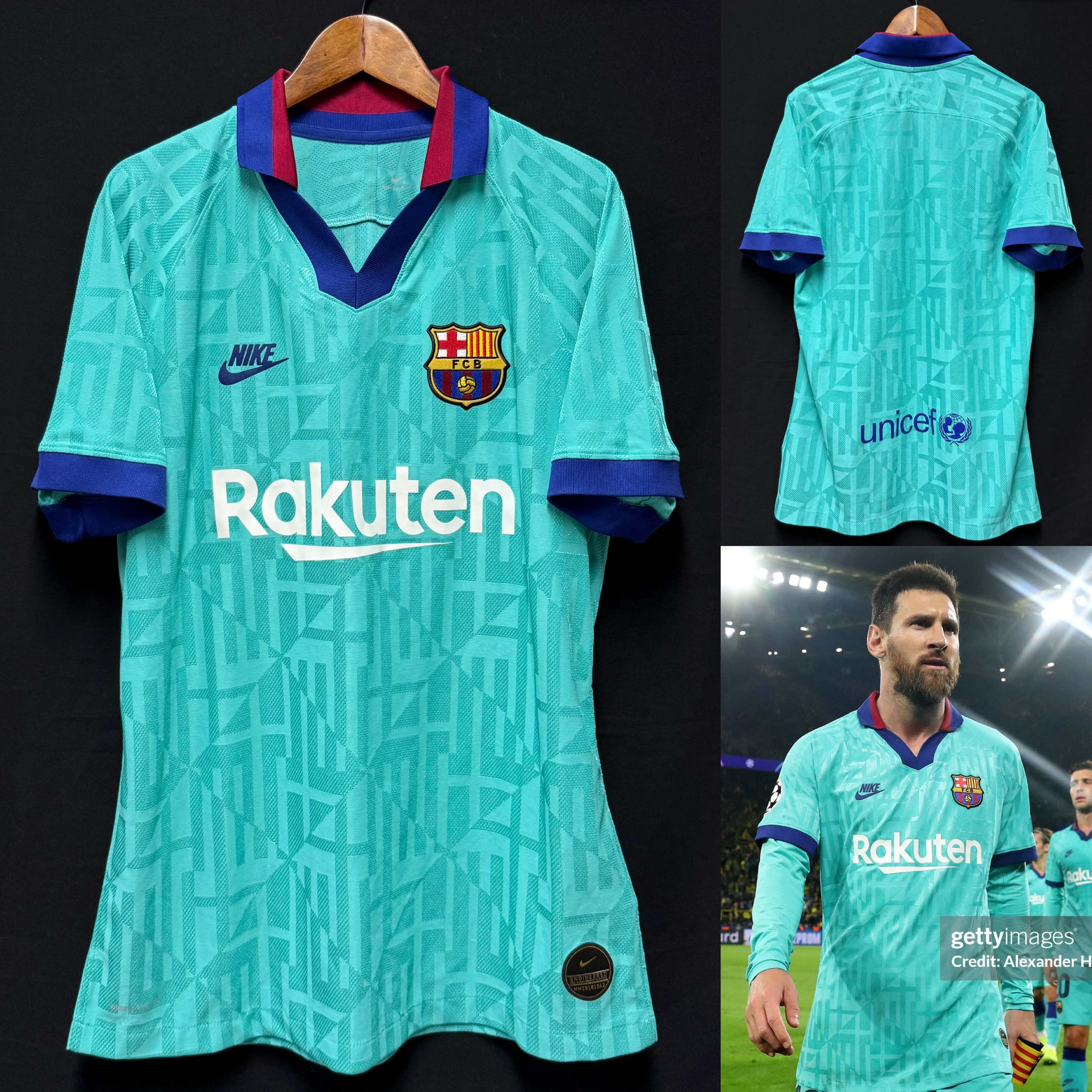 FC Barcelona 2019-2020 Nike Third Authentic Player Shirt