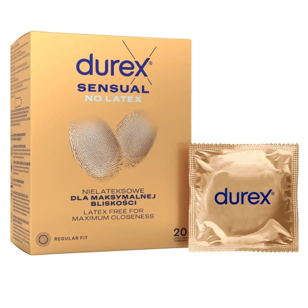 Durex 杜蕾斯 Sensual No Latex 加大 56mm 20 片裝 PI安全套