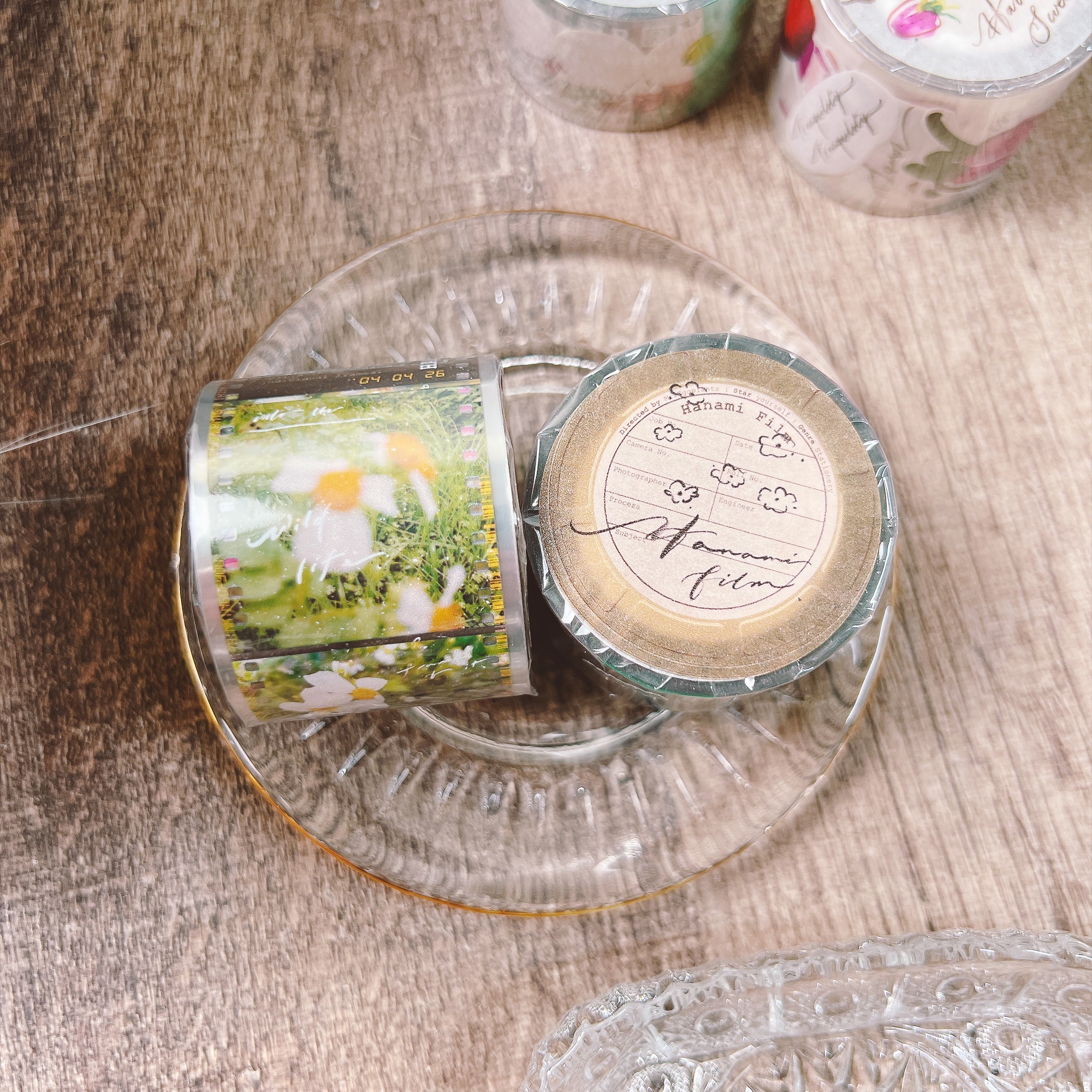 茄子先生｜底片裡的花 PET膠帶