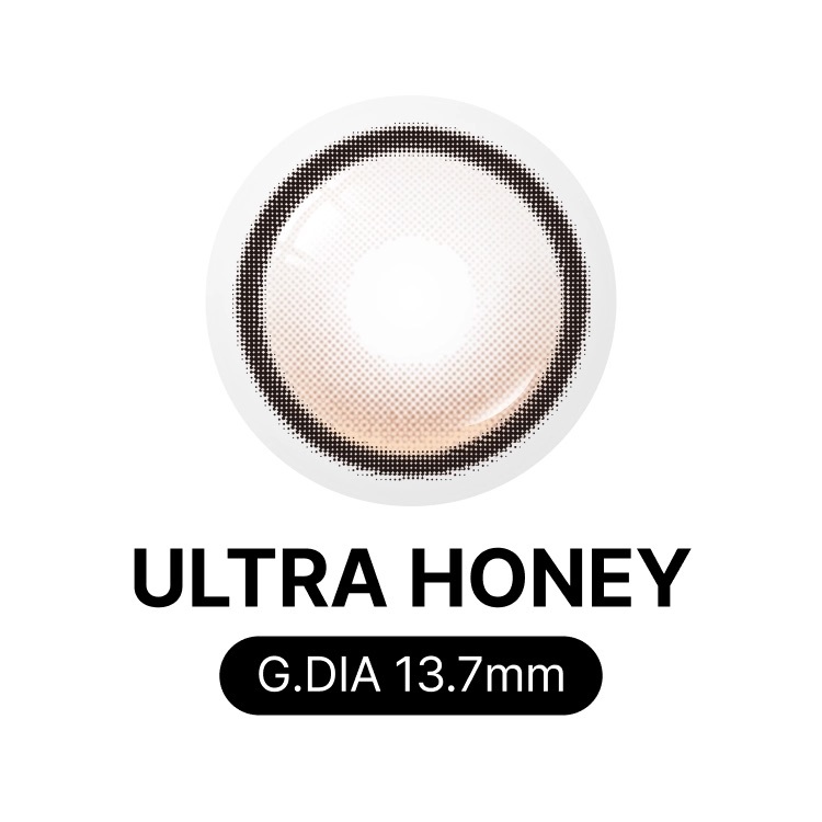 [月拋] LENSSIS 1 Month Ultra Honey 月拋彩妝隱形眼鏡｜每盒2片