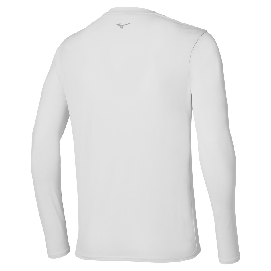 MIZUNO CORE IMPULSE LONG SLEEVE T-SHIRT 男裝 長袖運動衫 淺灰色
