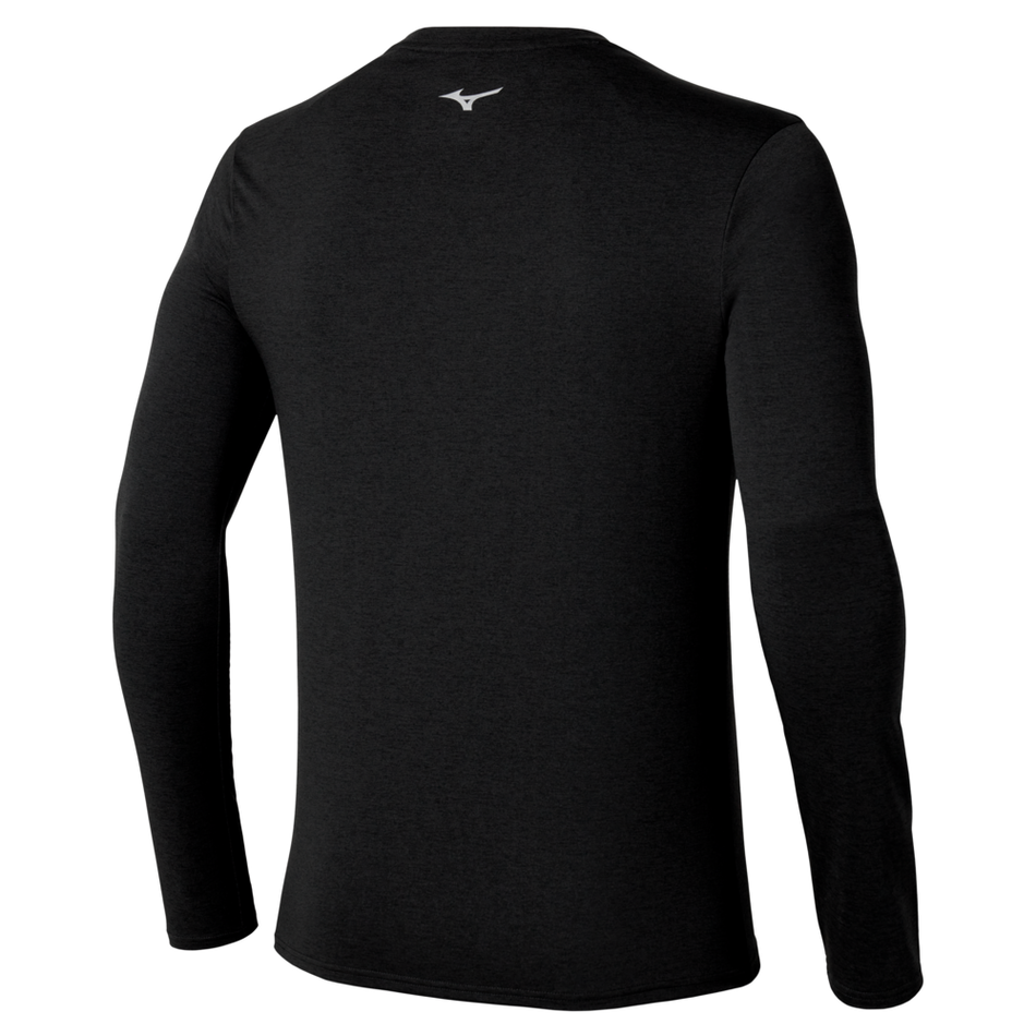 MIZUNO CORE IMPULSE LONG SLEEVE T-SHIRT 男裝 長袖運動衫 黑色