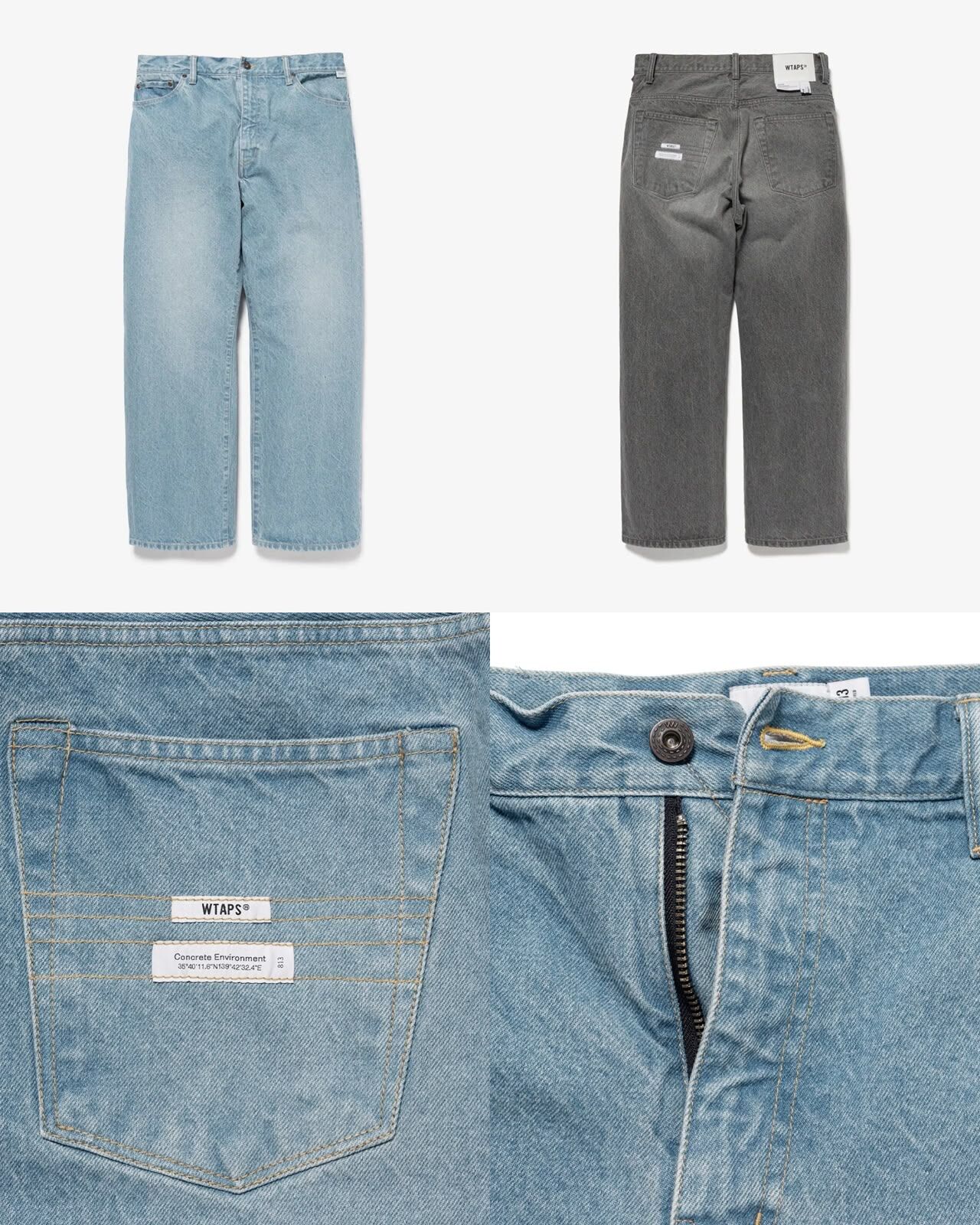 現貨|WTAPS BLUES STRAIGHT / TROUSERS / COTTON. DENIM 262WVDT-PTM05