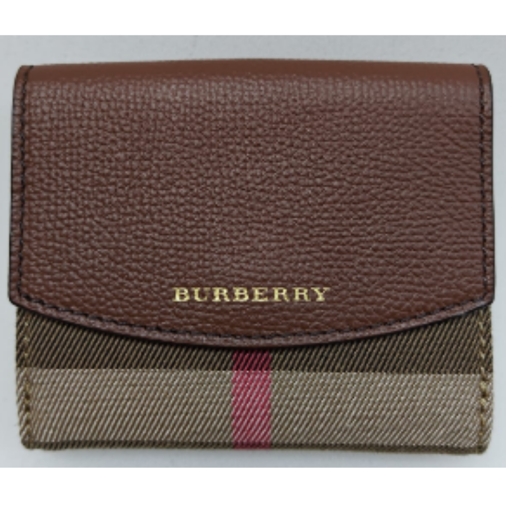 HOT-CCG0926-002 Burberry 啡色短銀包 (A2)
