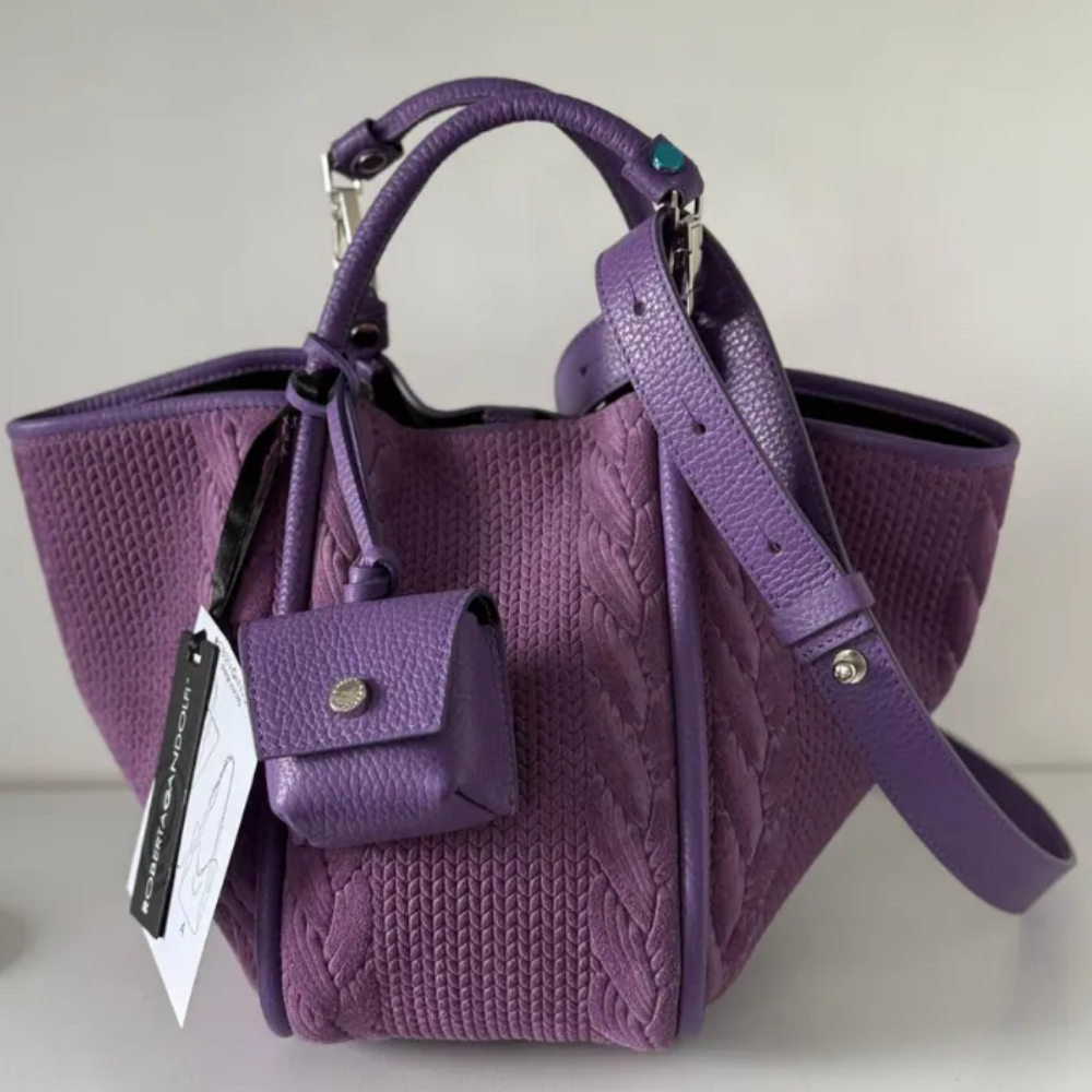HOT-CCG0926-035 1020-YUMA SMALL SUEDE "VIVI 特別推薦" WITH AIR POD CASE-Purple (僅限紫色送 air pod小配件) (A35)