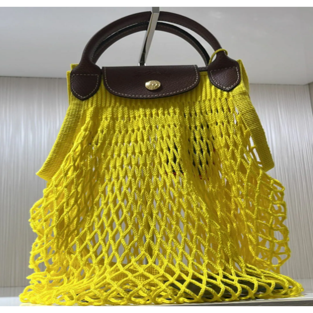 HOT-CCG0926-039 LongChamp 大網袋-黃色 (A39)