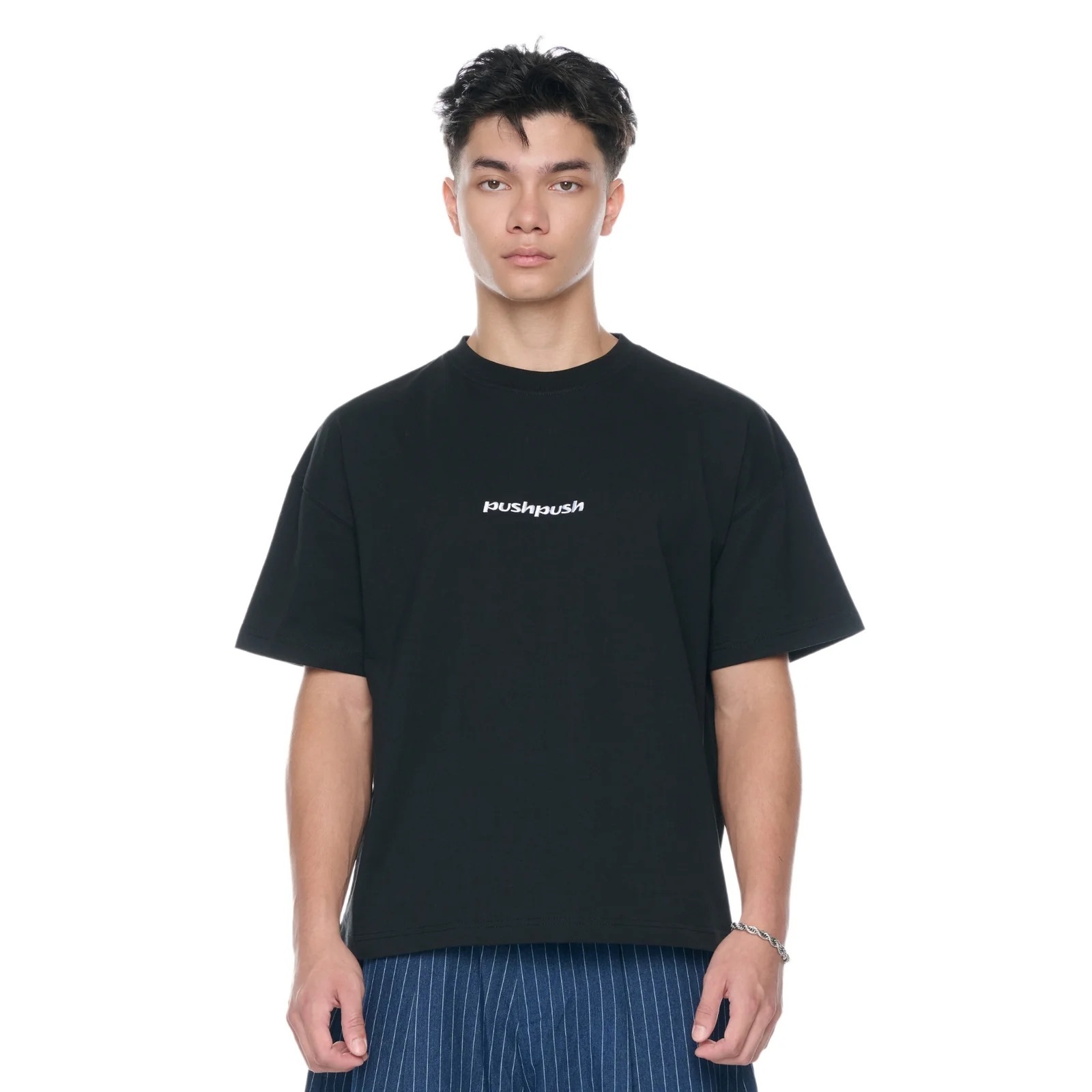 Push Push PP-01 基礎 刺繡 短Tee 兩色