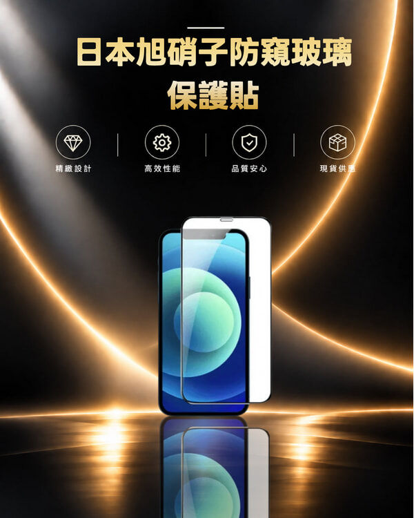 日本旭硝子防窺玻璃保護貼