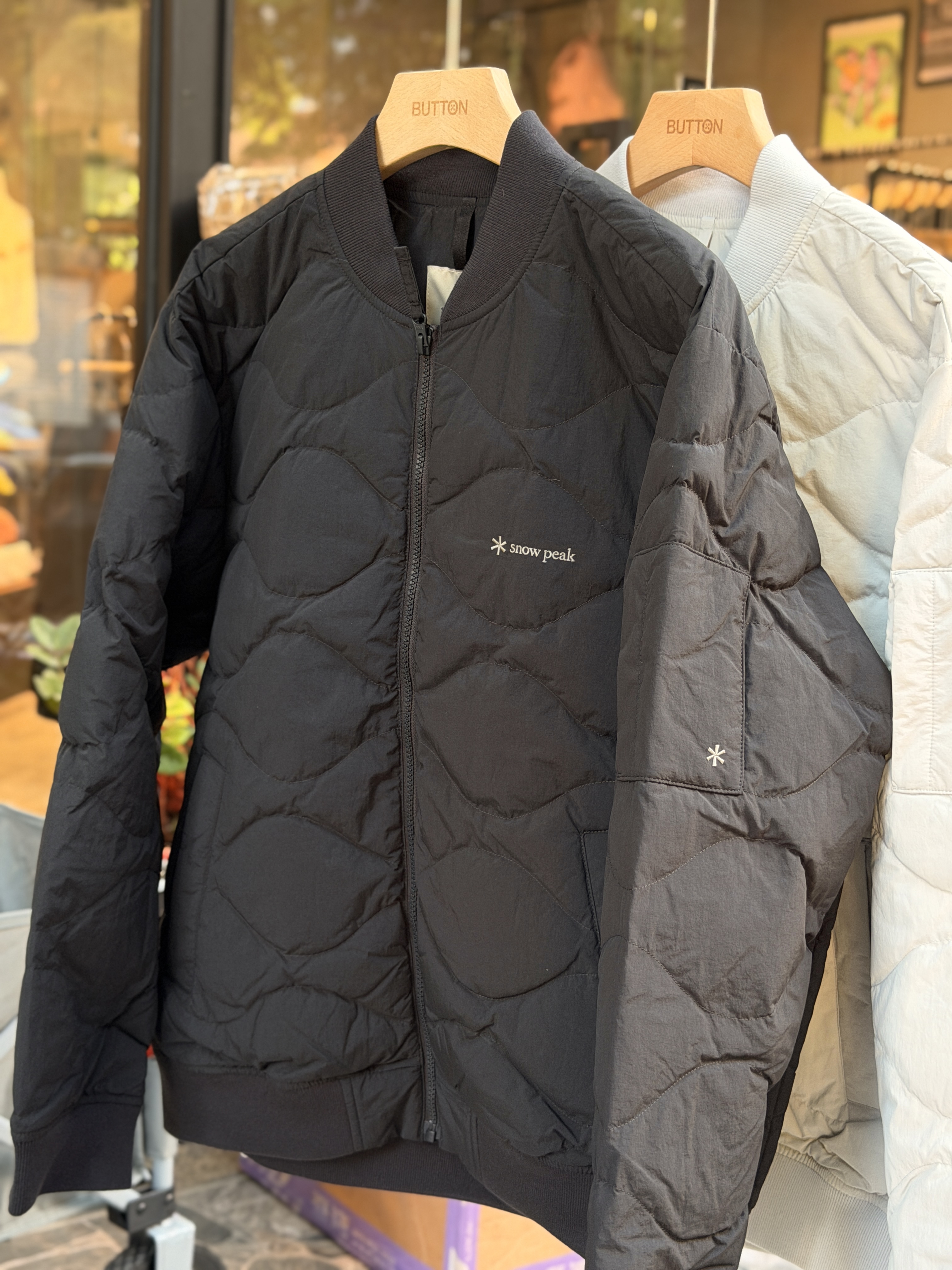 【雪峰26FW 🍂 羽絨新品開團優惠價至10/12 23:59止 】Snow Peak Light Taslan Light Bomber Down Jacket Taslan 輕量曲線絎縫飛行羽絨外套 S26WMLDJ44
