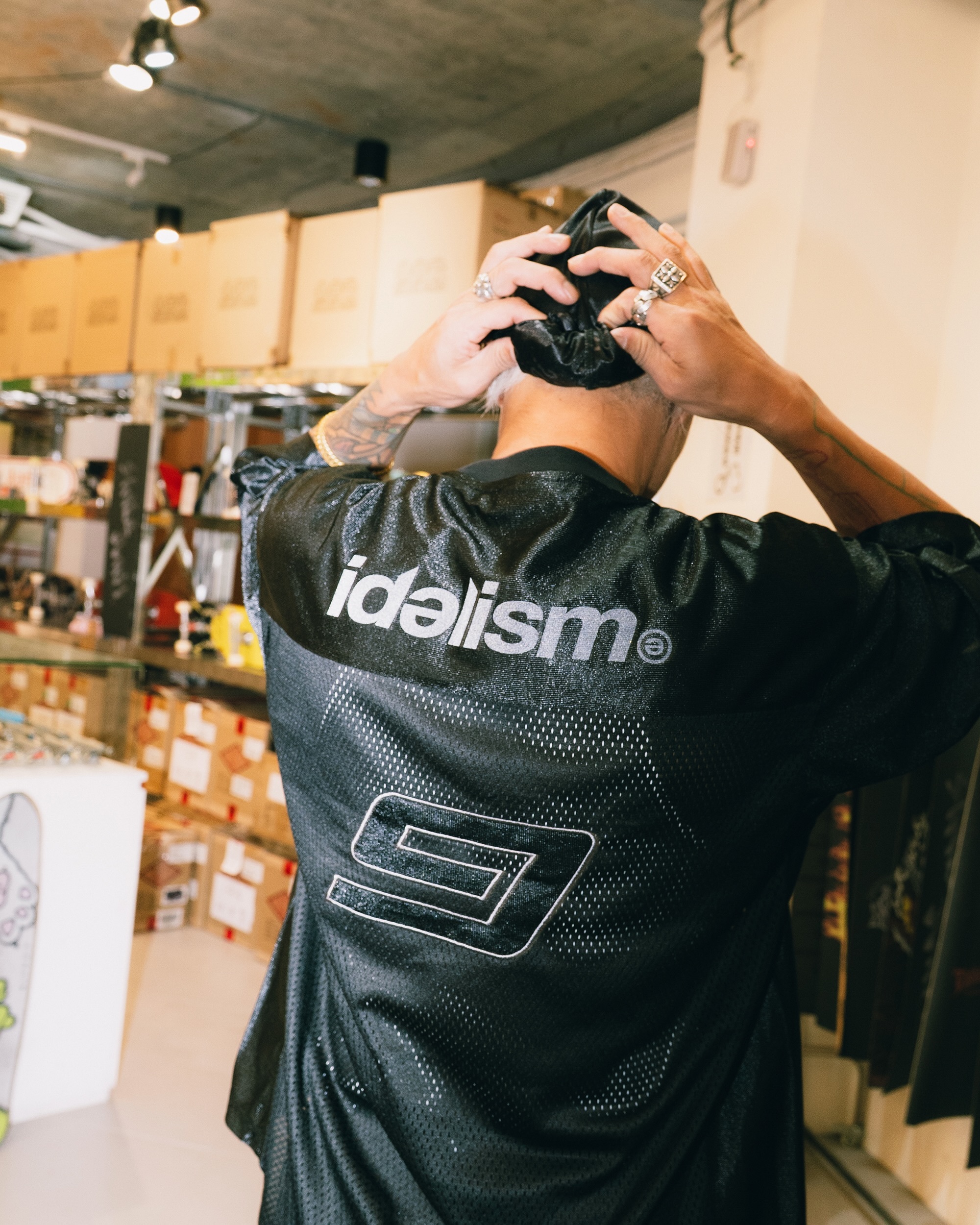 idealism x 9CE｜ID26987 - 9DE Jersey (Black)