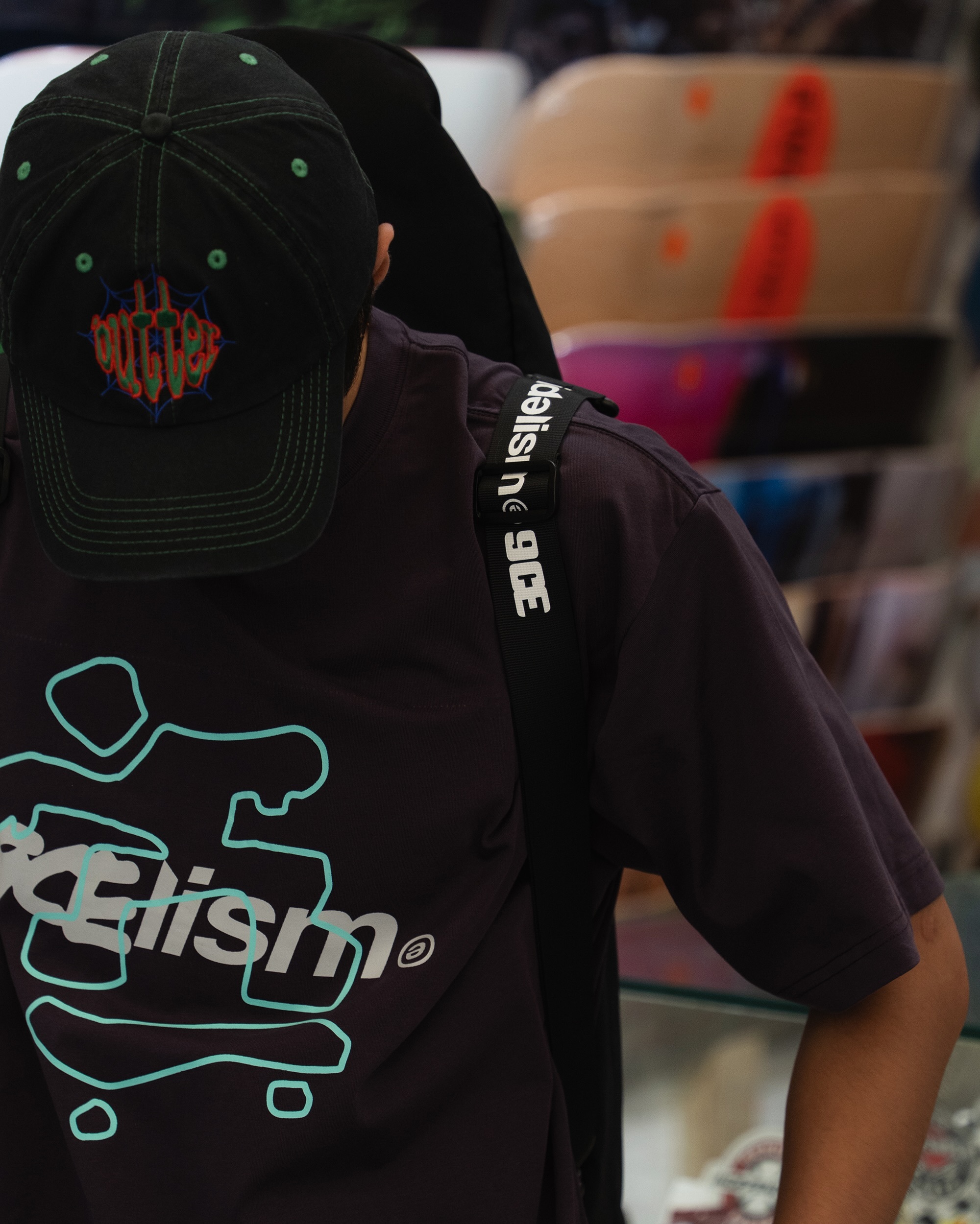 idealism x 9CE｜ID26984 - 9celism Tee (Black/Purple)