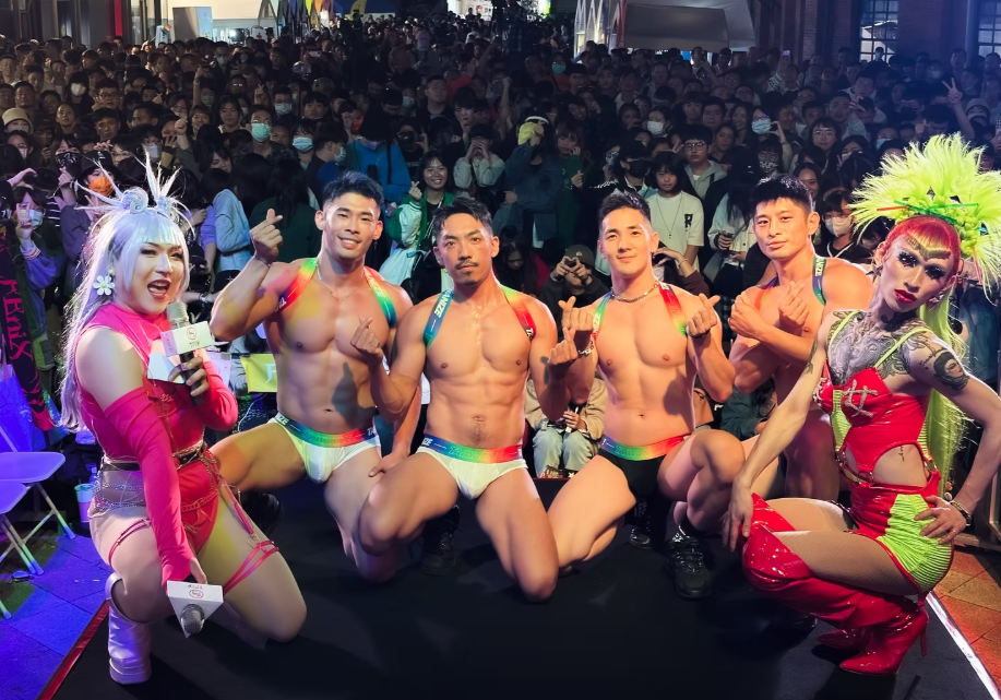 Taipei Pride Week nightclub stage performance