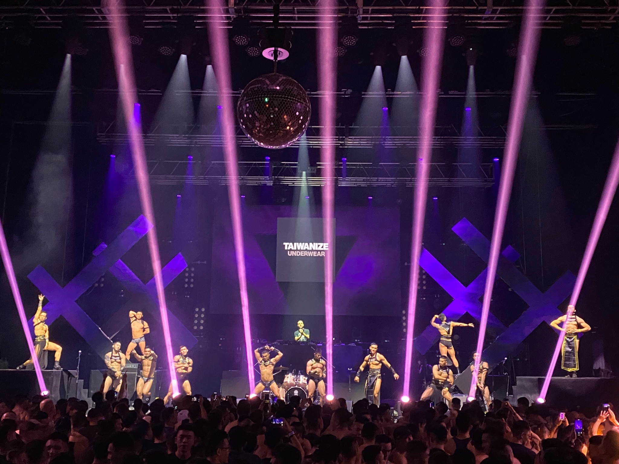X-Formosa large-scale Pride party stage and crowd