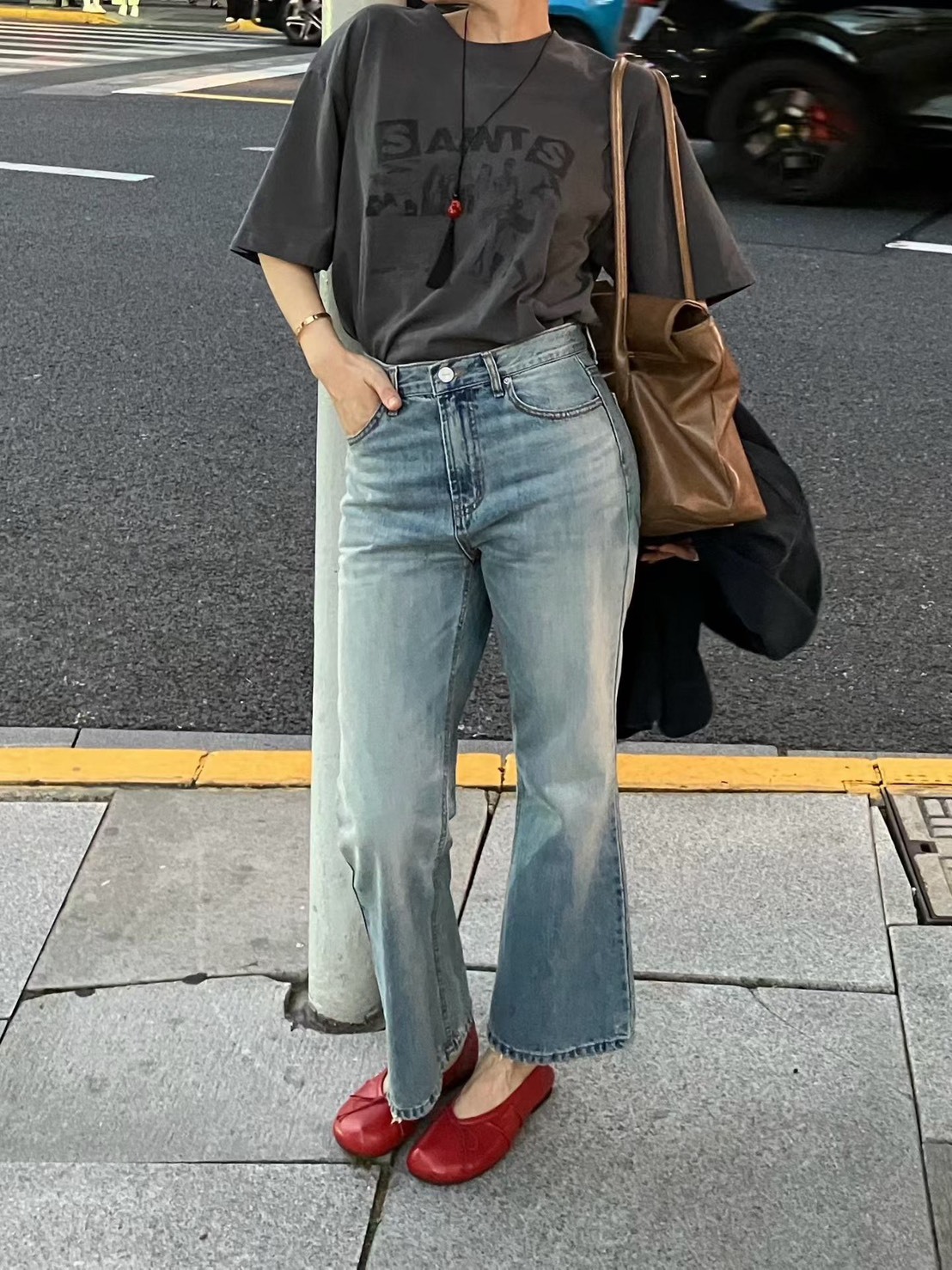 九分靴型牛仔褲