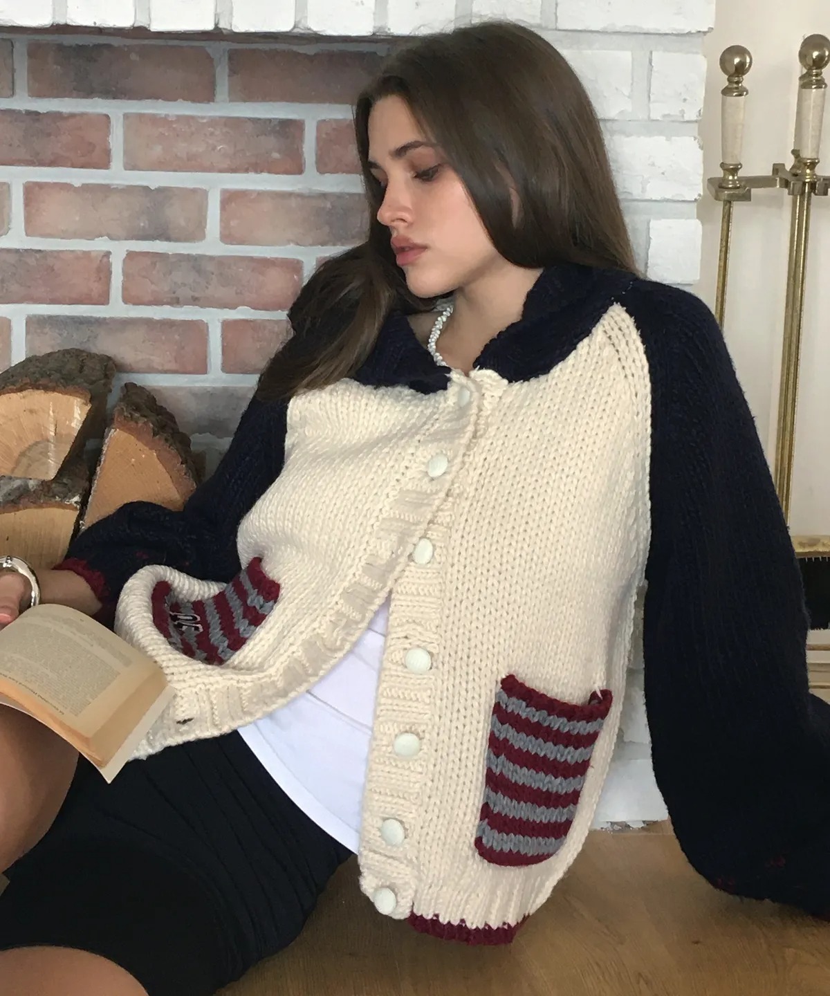 BITTER CELLS 95 Varsity Hood Cardigan