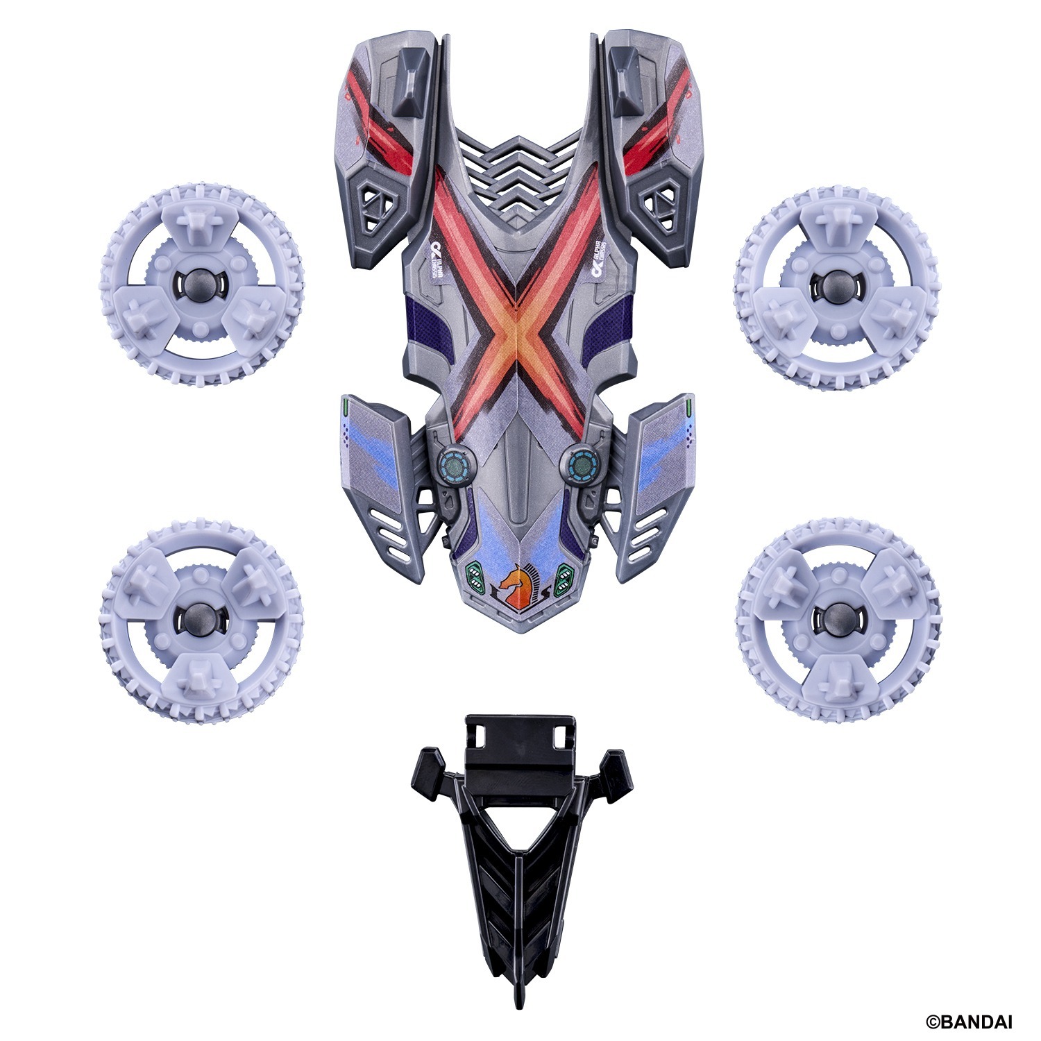 Bandai BARABARIDE 爆裂戰車-08 野馬強化零件