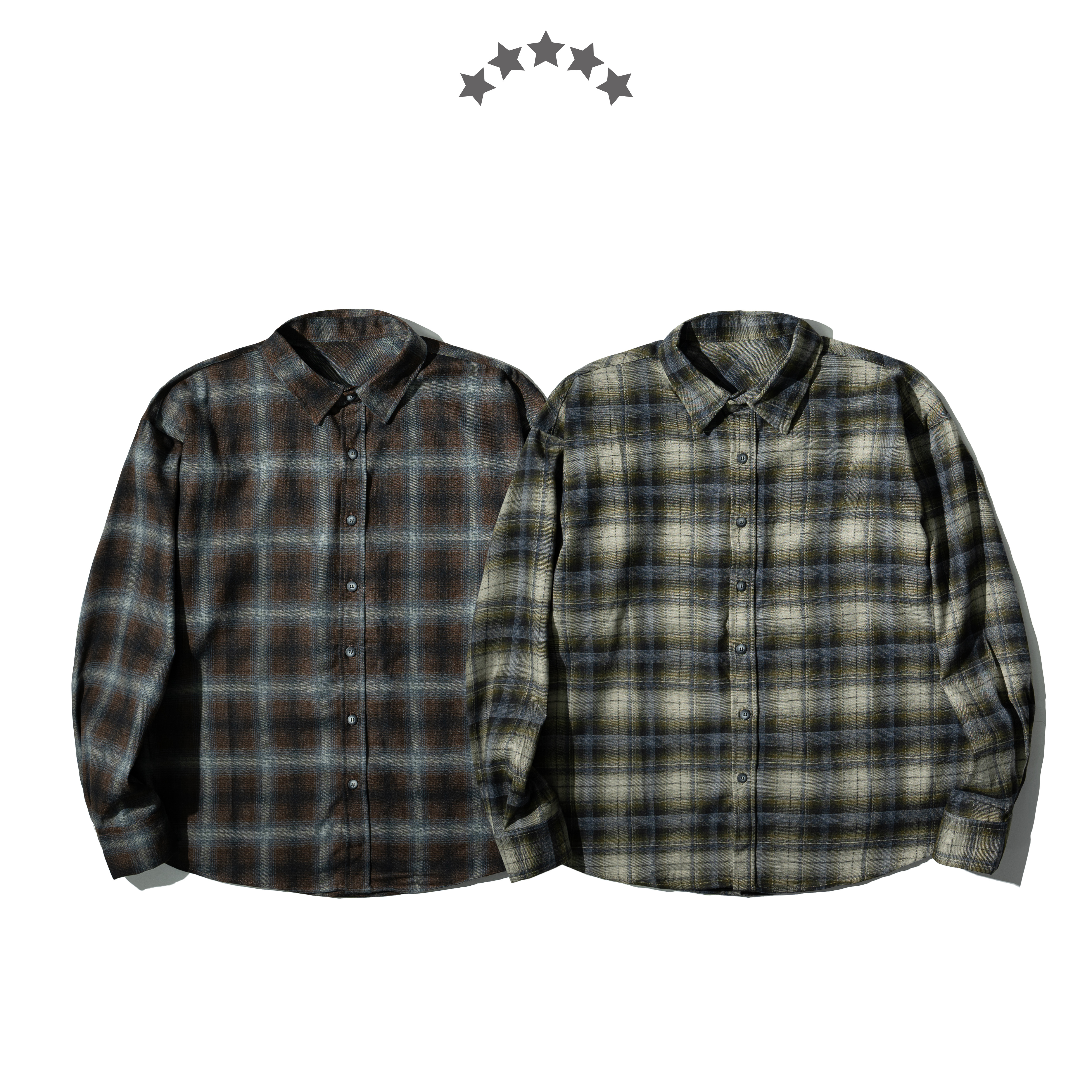 Plaid Flannel LS Shirts 法蘭絨材質 格紋長袖襯衫 [O-6226-7]