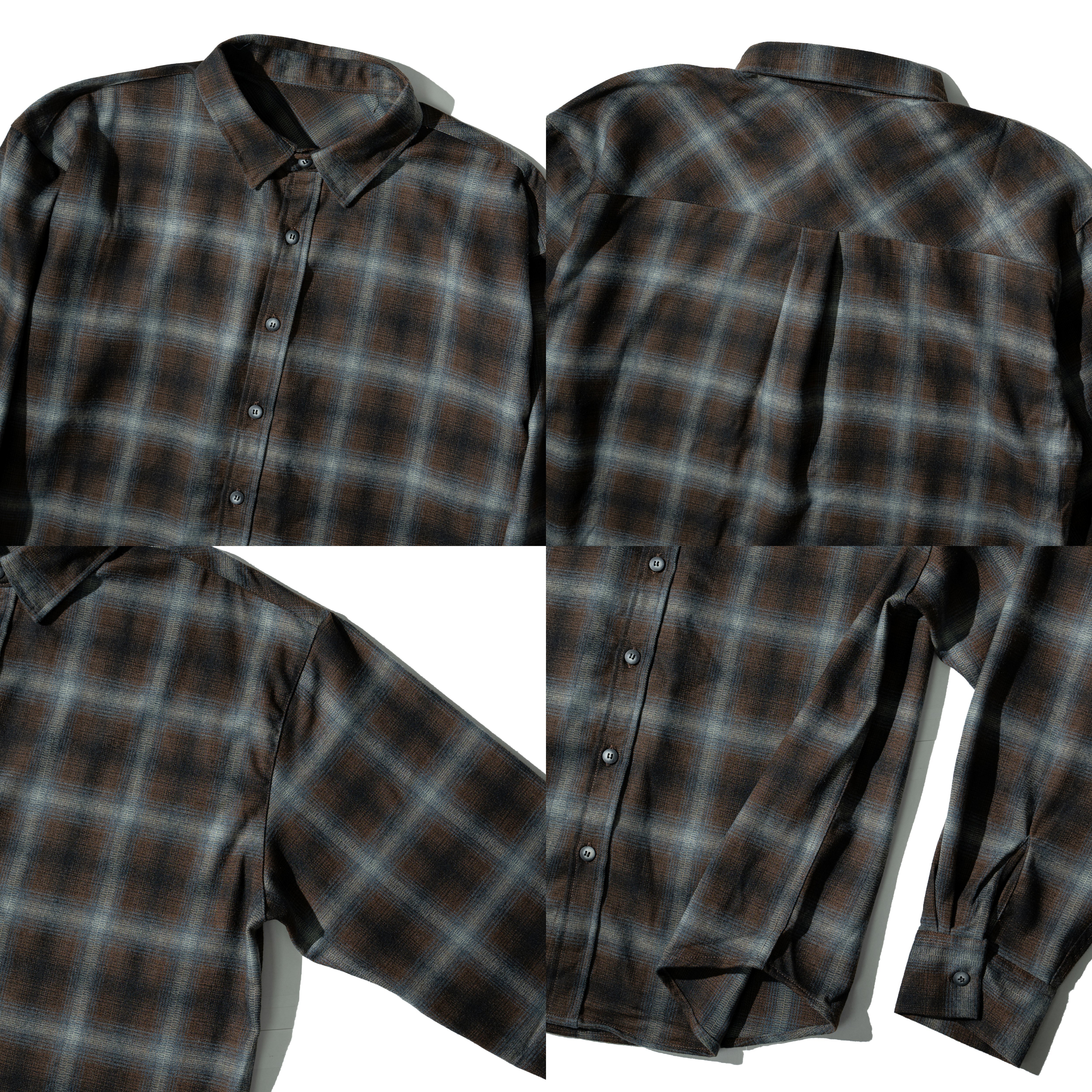 Plaid Flannel LS Shirts 法蘭絨材質 格紋長袖襯衫 [O-6226-7]