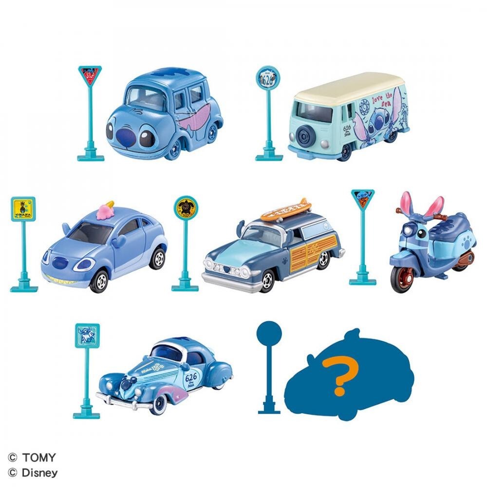 Takara Tomy Tomica Tunes Disney Characters Vol.4 - Stitch 史迪仔（一套6款）