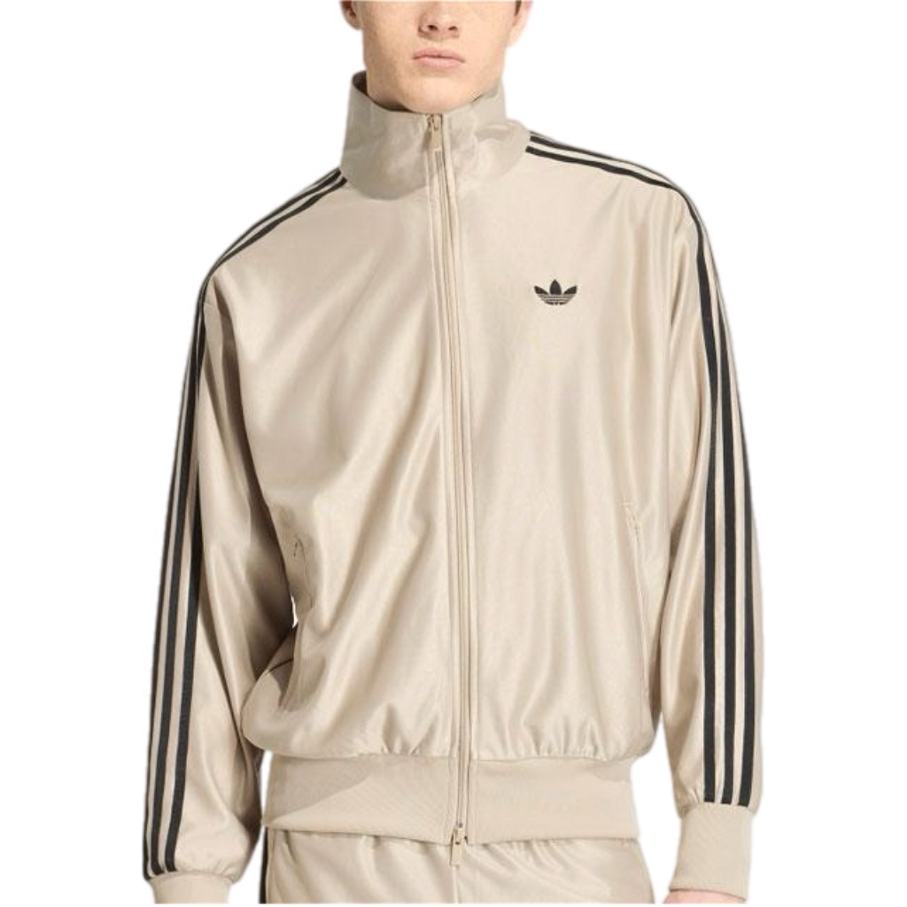 ADIDAS ORIGINALS FIREBIRD METALLIC TRACK TOP 奶茶 黑線 外套 寬鬆 KR4593