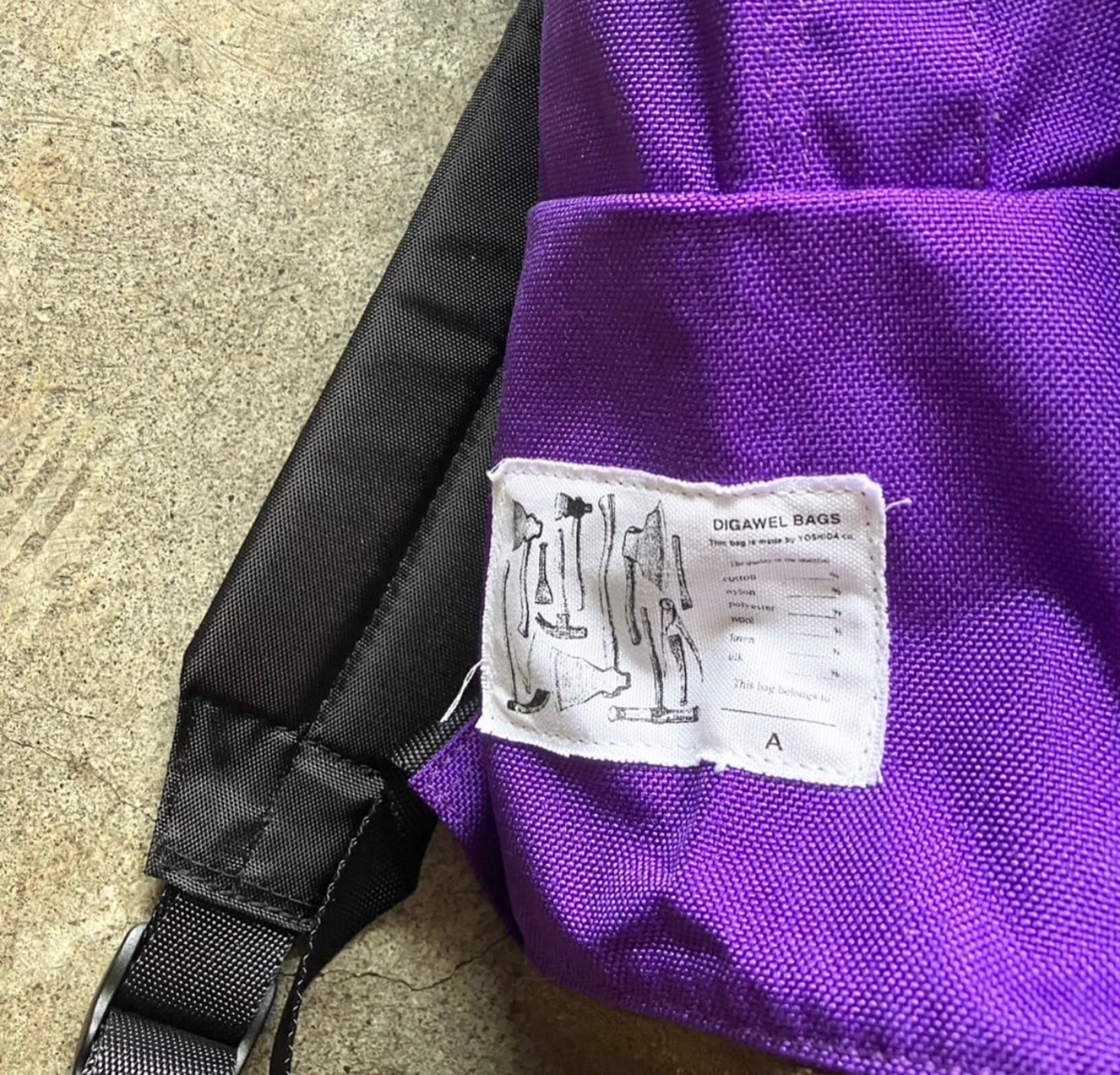 DIGAWEL 2026 PURPLE DAY PACK ( NYLON / COW SUEDE ) - PRE ORDER ITEM (預訂中)