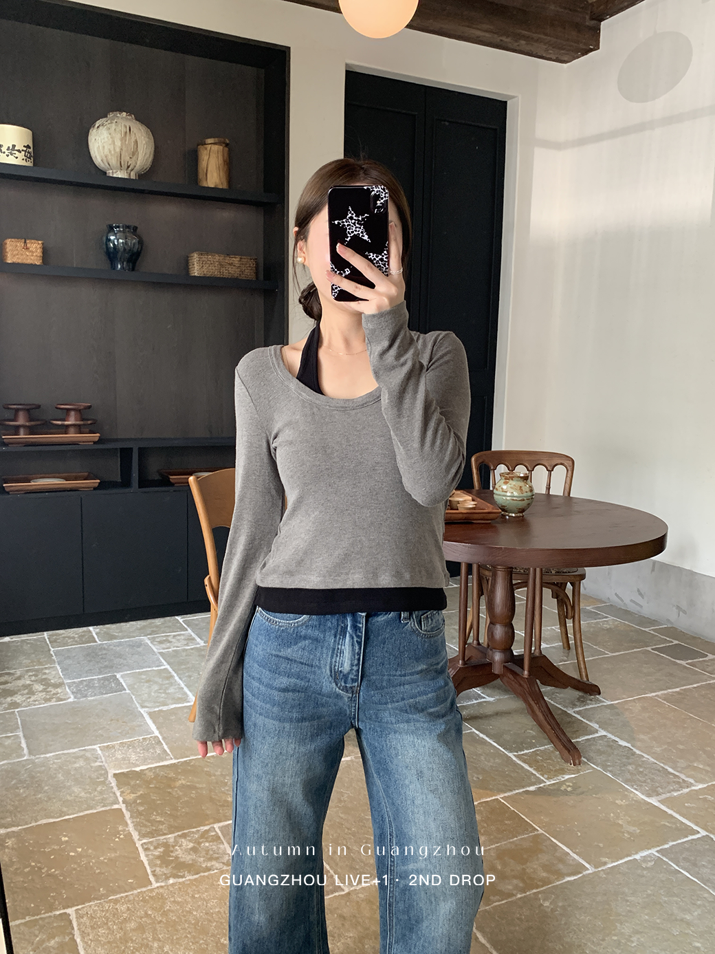 (R14)版型絕美露肩線掛脖上衣-3色