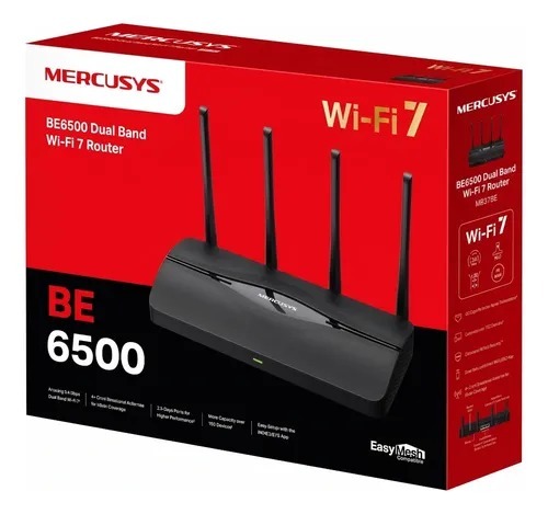 Mercusys MR37BE BE9300 三頻 Wi-Fi 7 無線 Gigabit 路由器