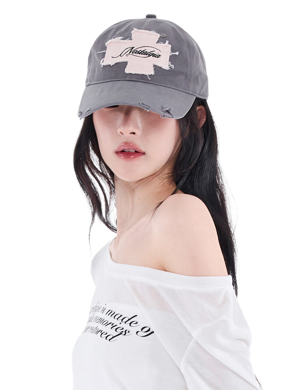 <完全長在我的審美💙> ALKA ALKI Distressed Patch Ball Cap 十字架拼布破壞棒老帽 帽子 棒球帽 刷舊 三色
