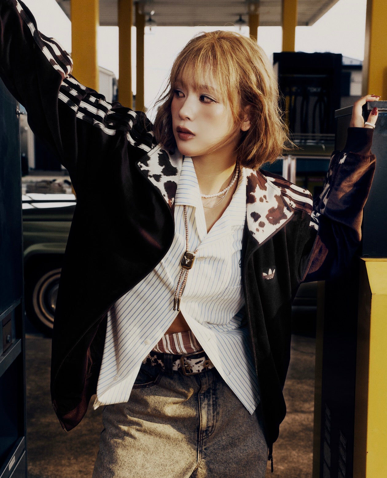 預購┃adidas x 9090 Classic Track Top Yutori 天鵝絨 乳牛 咖啡色 外套
