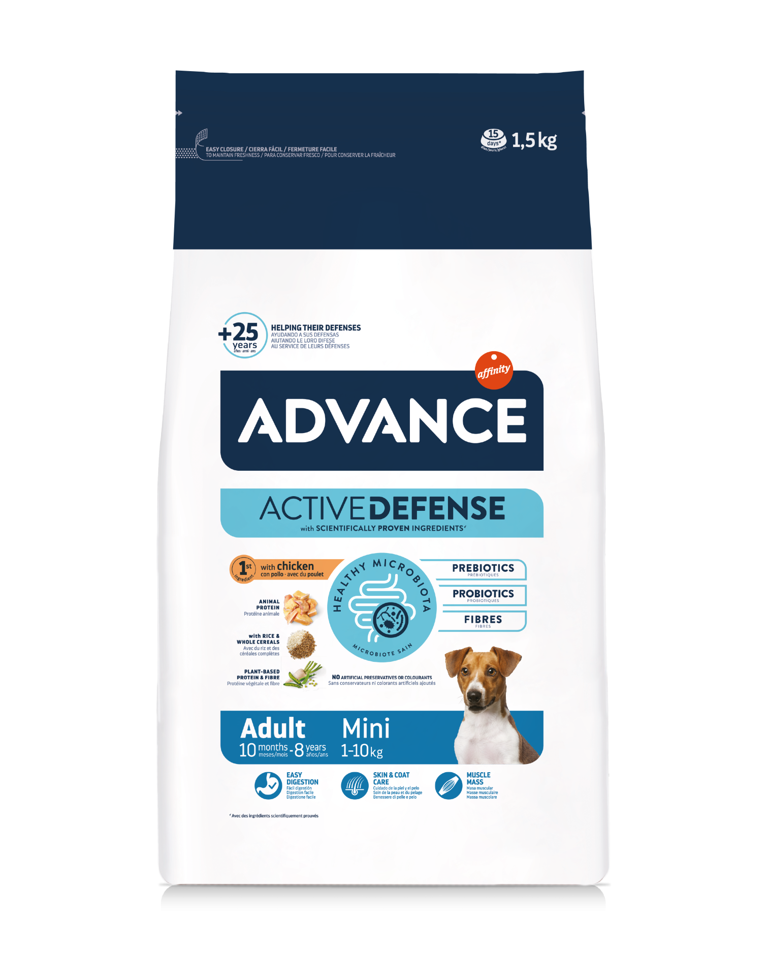 ADVANCE日常護理小型成犬糧1.5KG（適合體重1-10kg/年齡10個月至8歲）