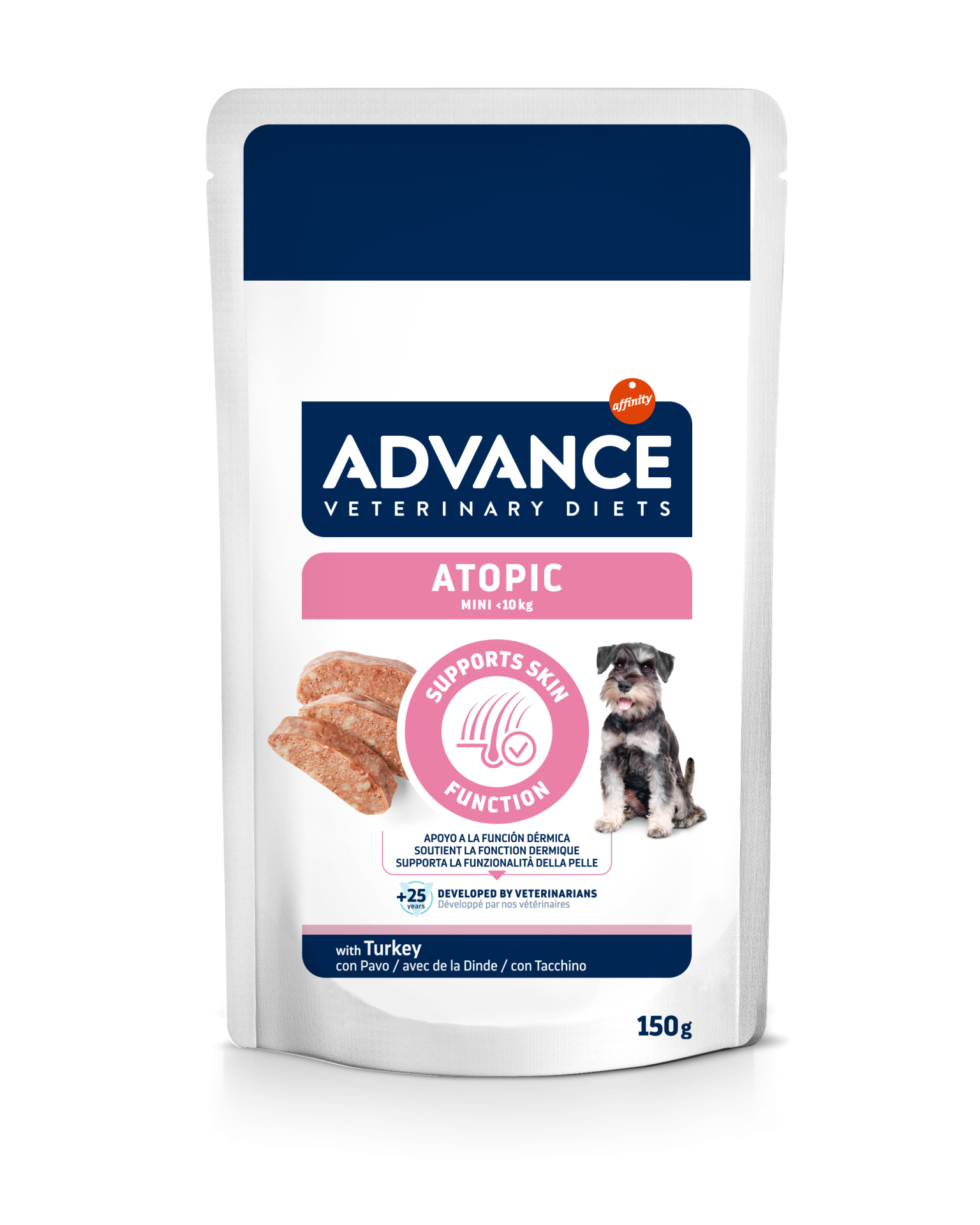 ADVANCE處方狗濕糧 – 皮膚專用 150g x 8