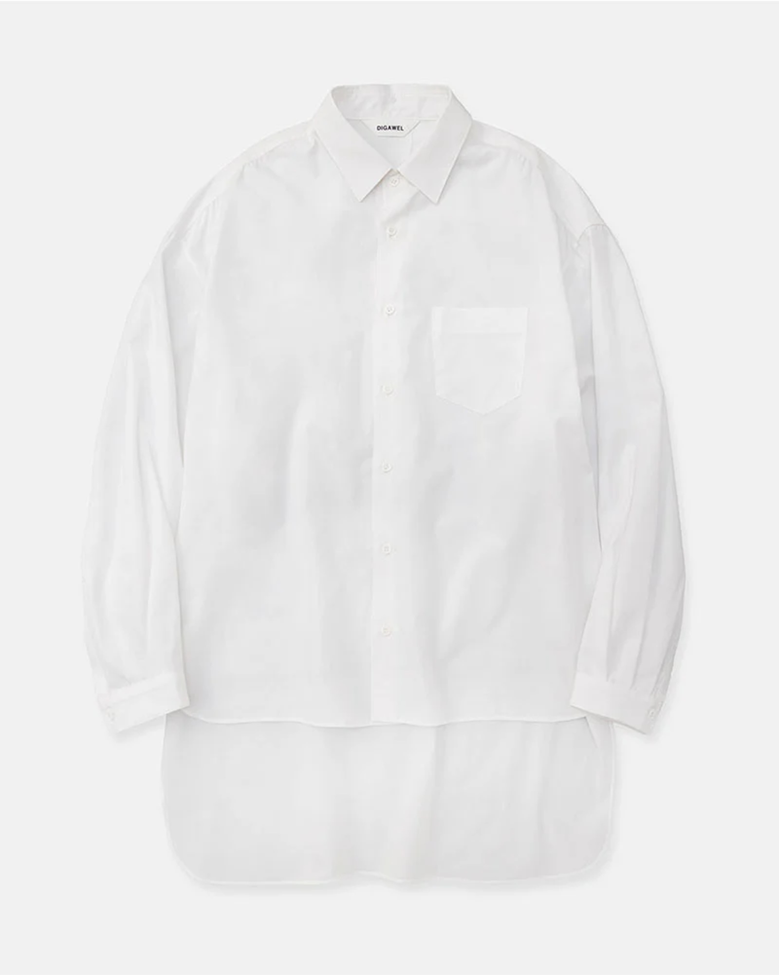 DIGAWEL 2026 A/W LONG SHIRT - WHITE PRE ORDER ITEM (預訂中)
