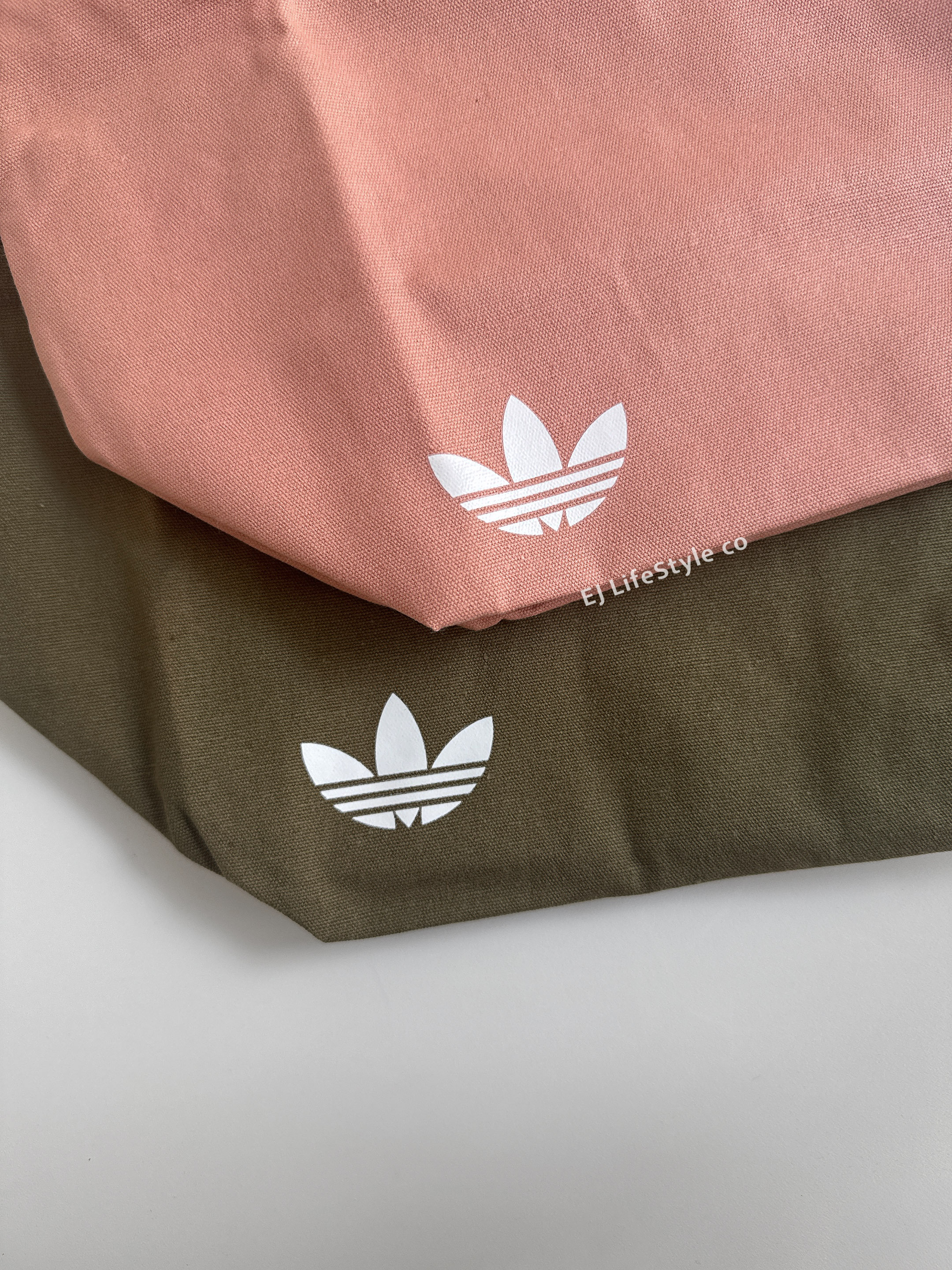 ADIDAS ORIGINALS 三葉草 環保餐袋 珊瑚粉 GWP067 抹茶綠 GWP068 / 現貨