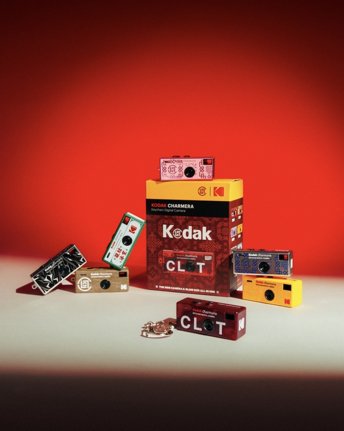 <我是陳冠希> Clot x Kodak Charmera 聯名 柯達 鑰匙圈 數位 相機 盲盒