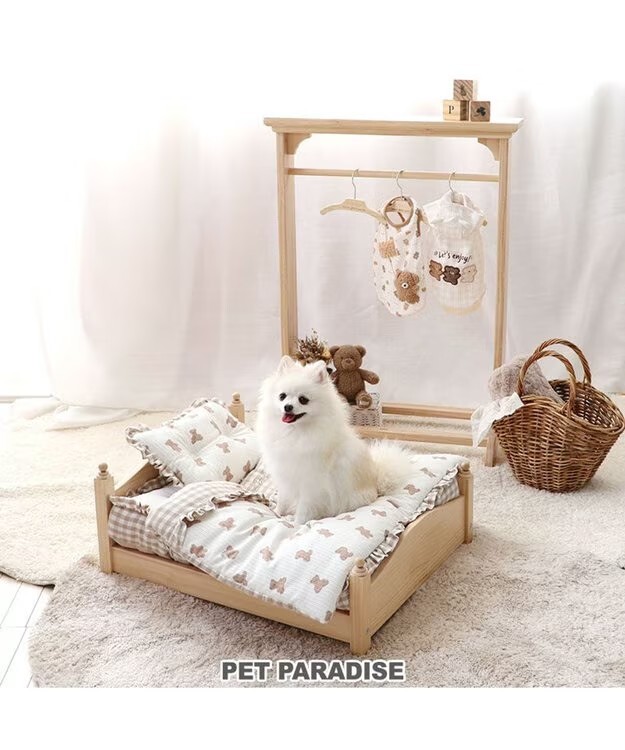 【Pet Paradise】Wooden Clothes Rack <085-23376>