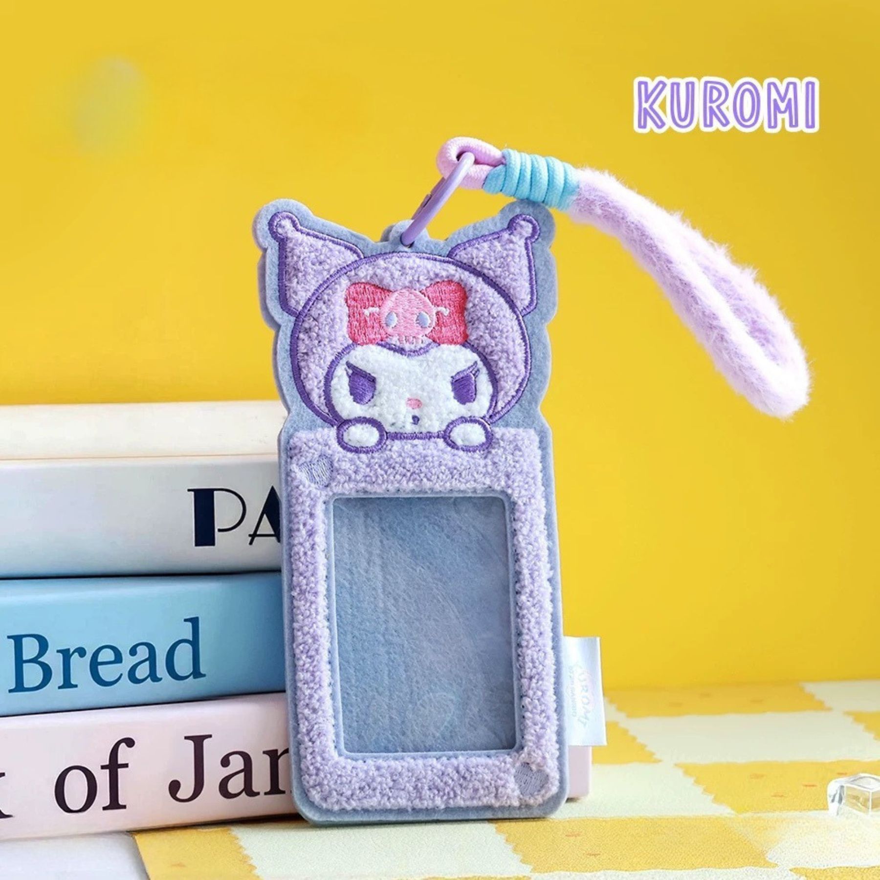 佻皮魔女 Sanrio| 毛絨刺繡卡套