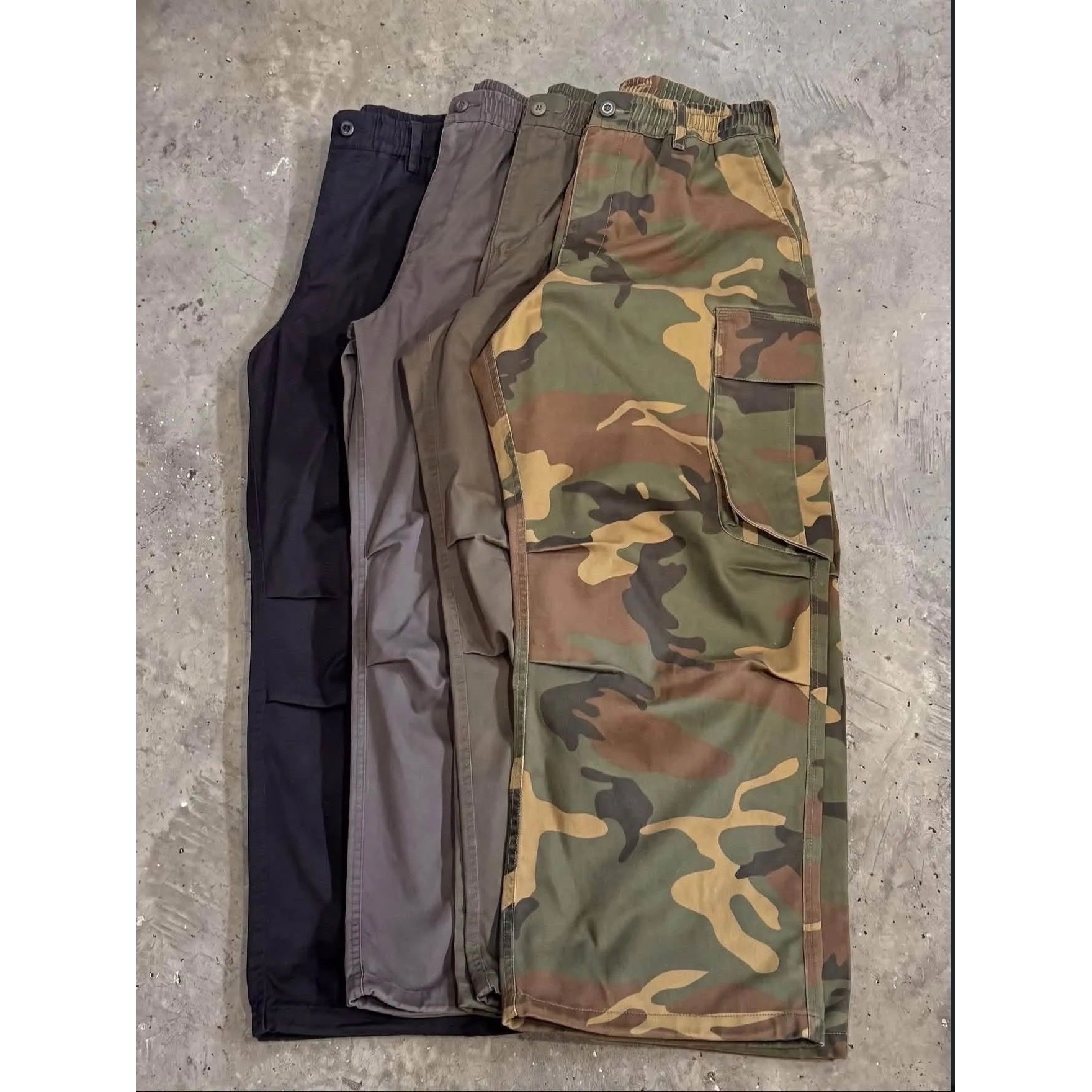 Philip Lumbang CVC Twill Wide Cargo Pants