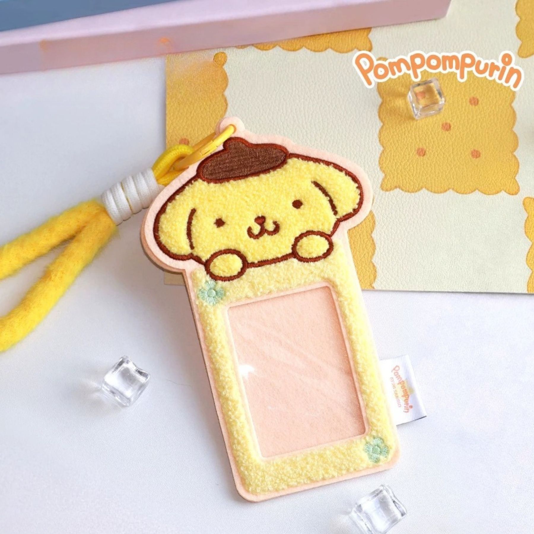 布丁狗 Sanrio| 毛絨刺繡卡套