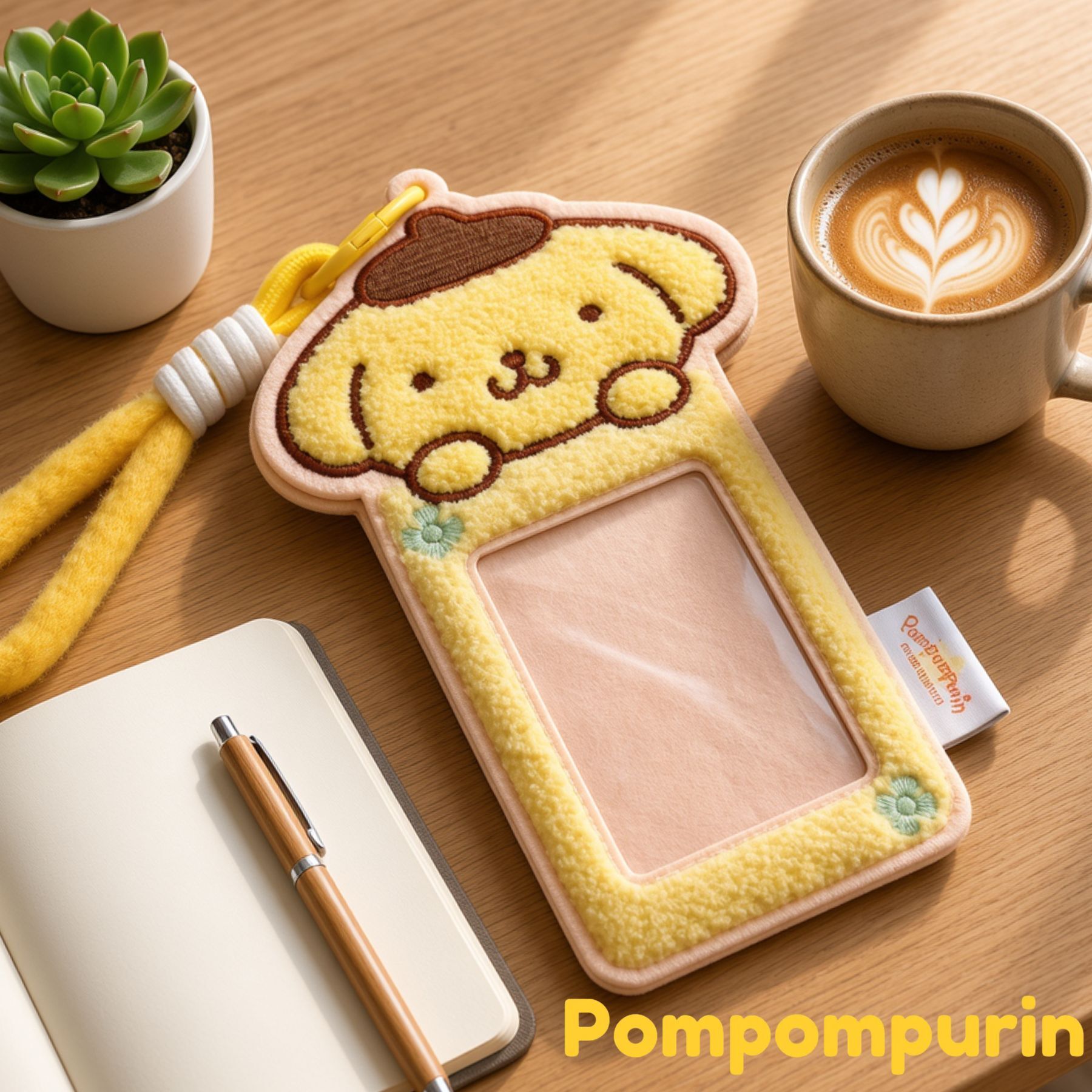 布丁狗 Sanrio| 毛絨刺繡卡套